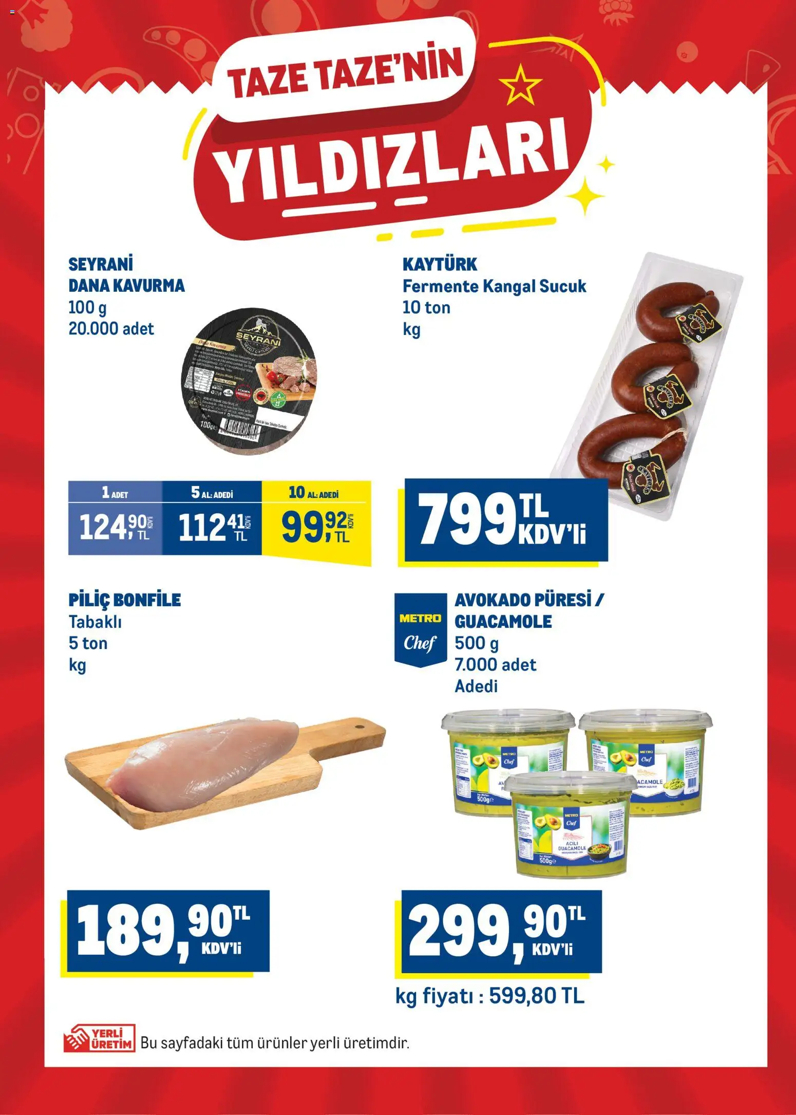 Metro - Katalog - 23 Eylül 2026 tarihinden itibaren geçerlidir | Sayfa: 2 | Ürünler: Avokado, Piliç, Piliç bonfile, Sucuk