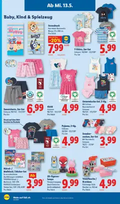 Lidl aktionen ab 13.05.2026 gültig | Seite: 18 | Produkte: Strandtuch, Lampe, Kleid, Shirt