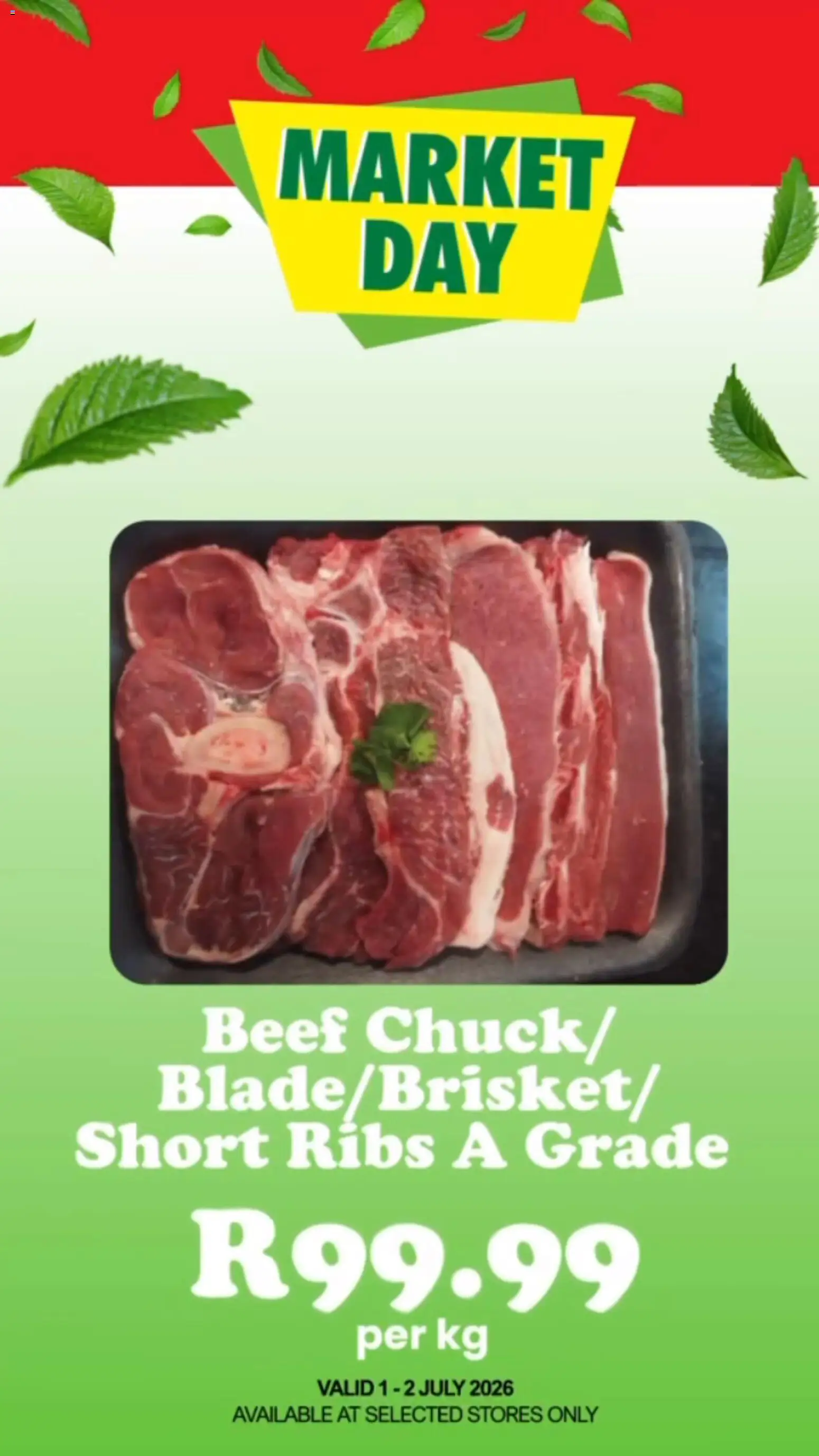 New Check Save catalogue – valid from 01/07/2026 | Page: 12 | Products: Ribs, Beef