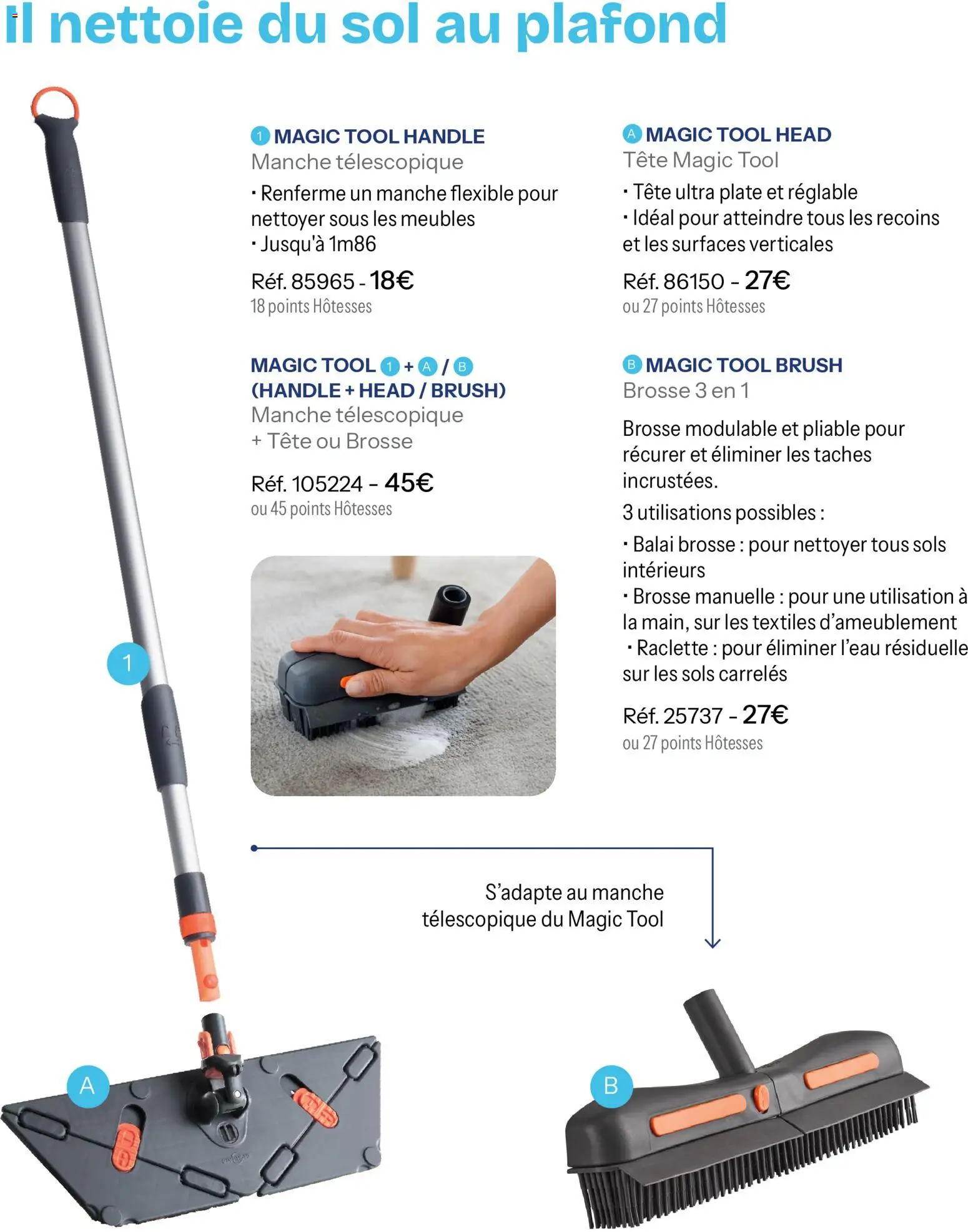 {H1} | Page: 44 | Produits: Brosse, Raclette, Balai