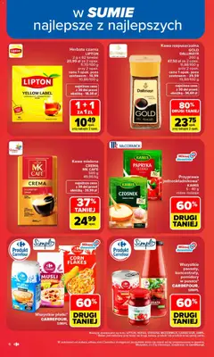 Pogląd oferty "Carrefour gazetka" - ważna od 17.08.2026 | Strona: 8 | Produkty: Herbata czarna, Dallmayr, Herbata, Torebki
