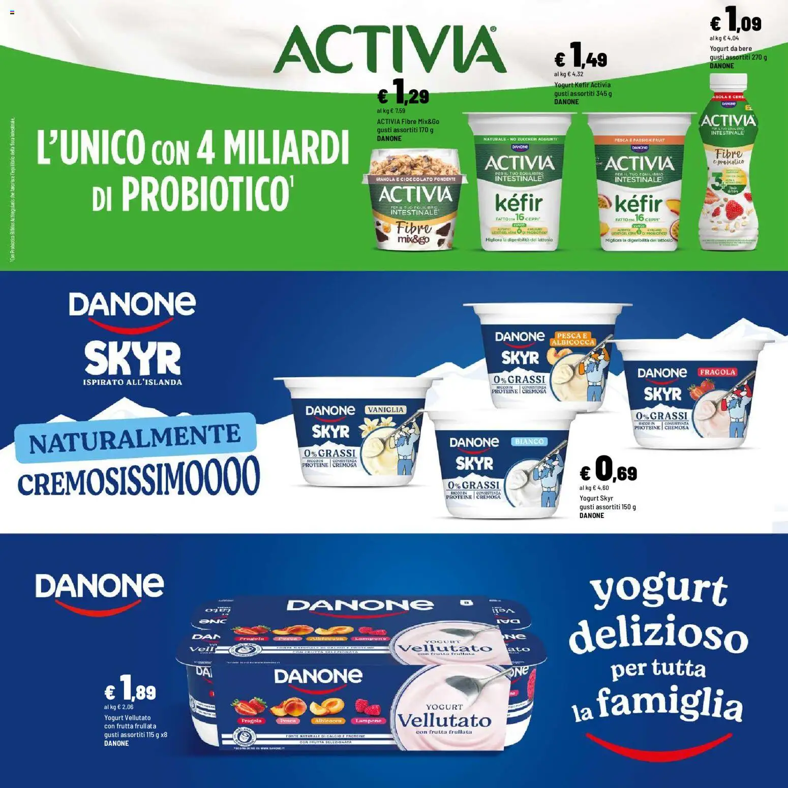 Volantino Iper del 23/10/2026 | Pagina: 45 | Prodotti: Kefir, Pesca, Lampone, Skyr