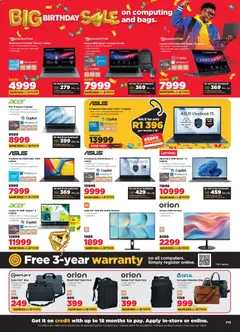 HiFi Corp specials catalogue – valid from 30/09/2026 | Page: 19 | Products: Data, Monitor, Bag, Laptop