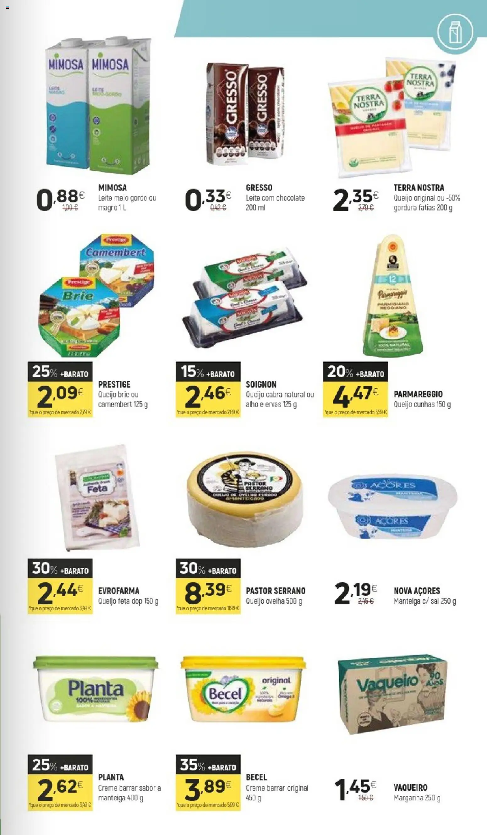 Coviran folheto │ válido de 28/07/2026 | Página: 5 | Produtos: Leite, Queijo, Margarina, Queijo feta