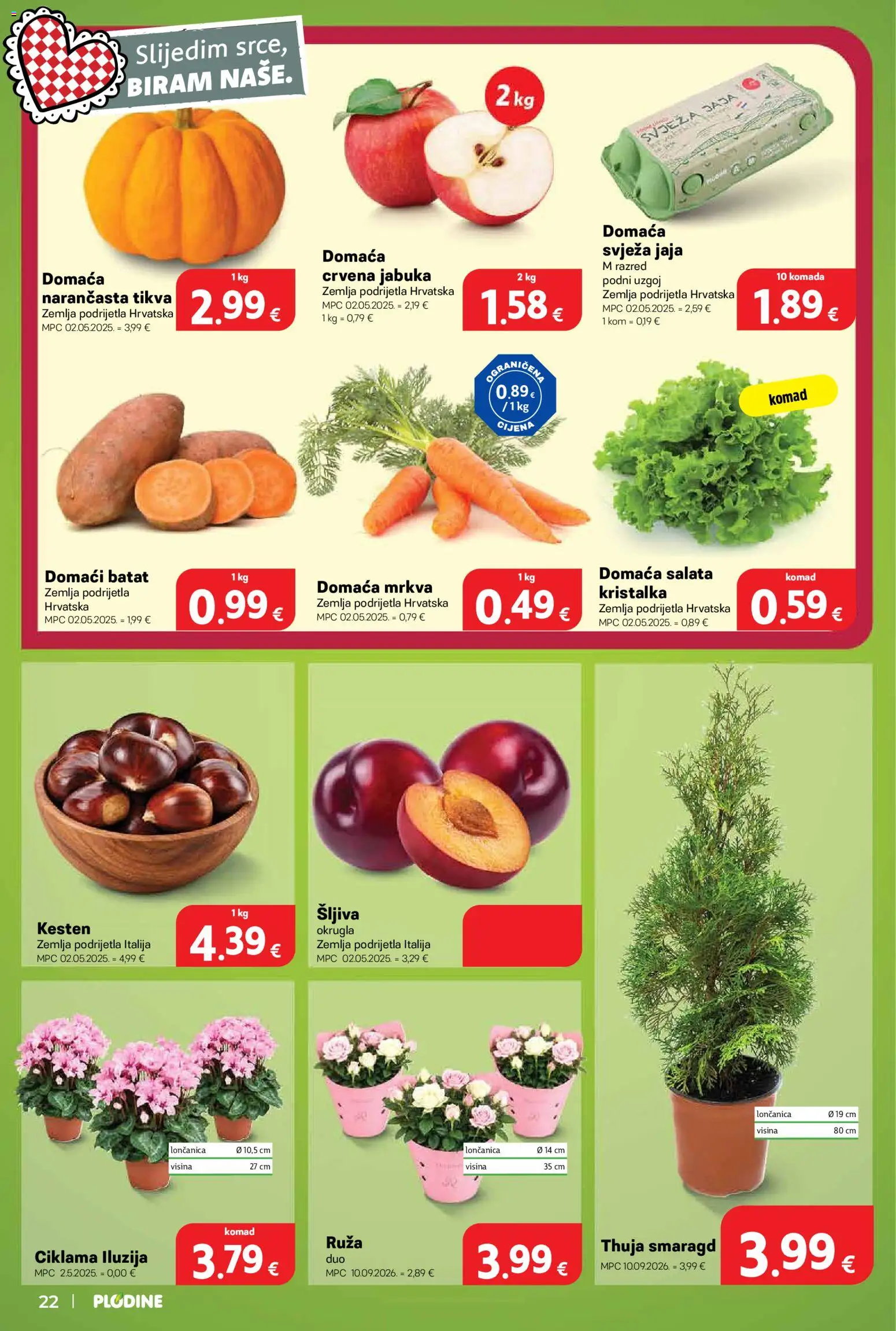 Plodine katalog | vrijedi od 28.10.2026 | Stranica: 22