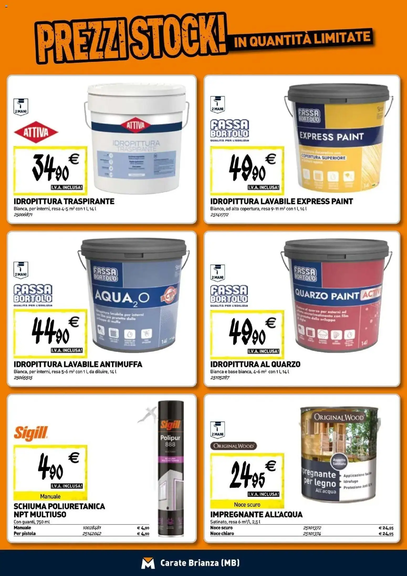 Nuovo TECNOMAT catalogo Carate Brianza dal 24/09/2026 > offerte anteprima 🛍️ | Pagina: 14 | Prodotti: Schiuma, Impregnante