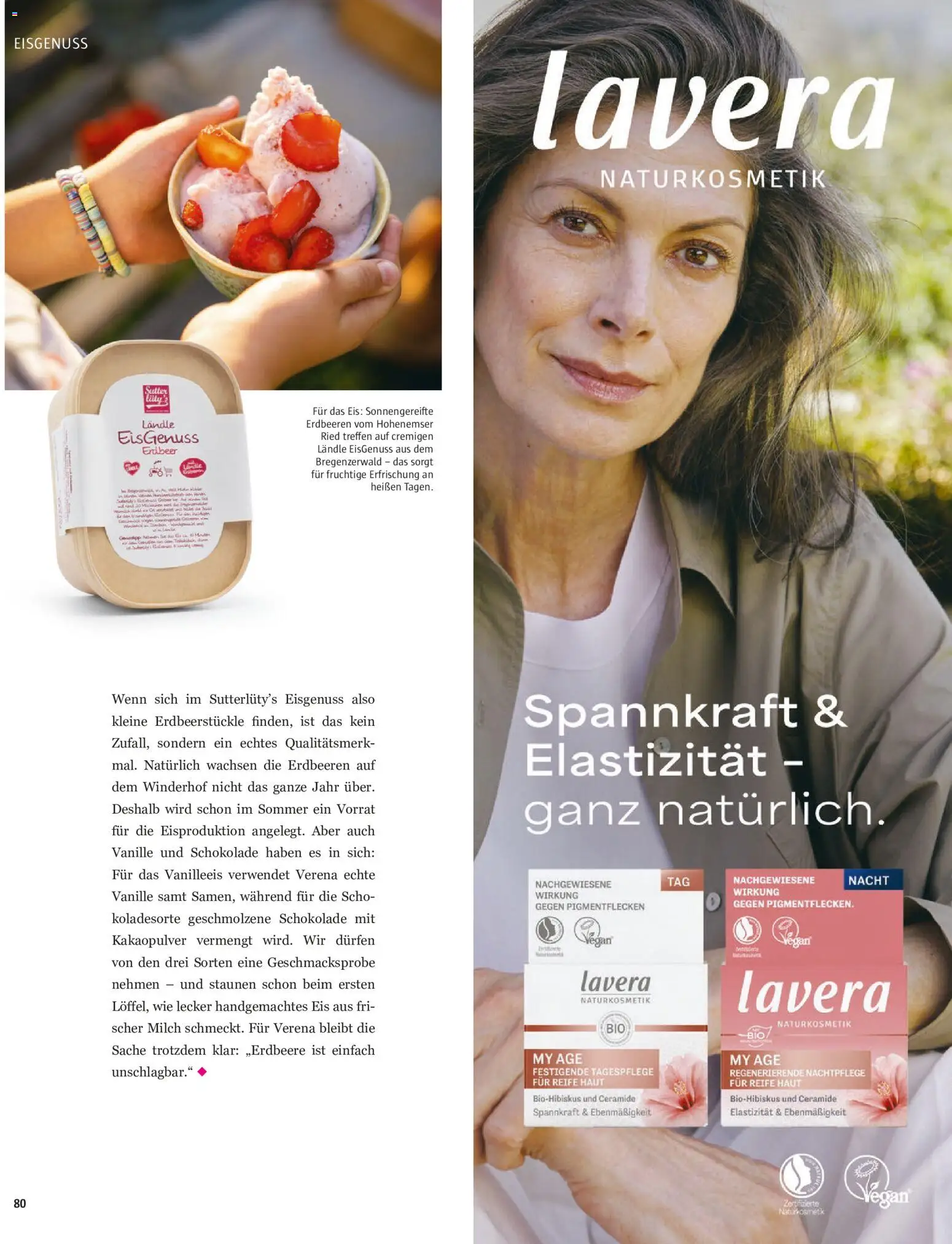 Sutterlüty Sommer 2026 gültig ab 21.10.2026 | Seite: 80 | Produkte: Eis, Vanille, Milch, Schokolade
