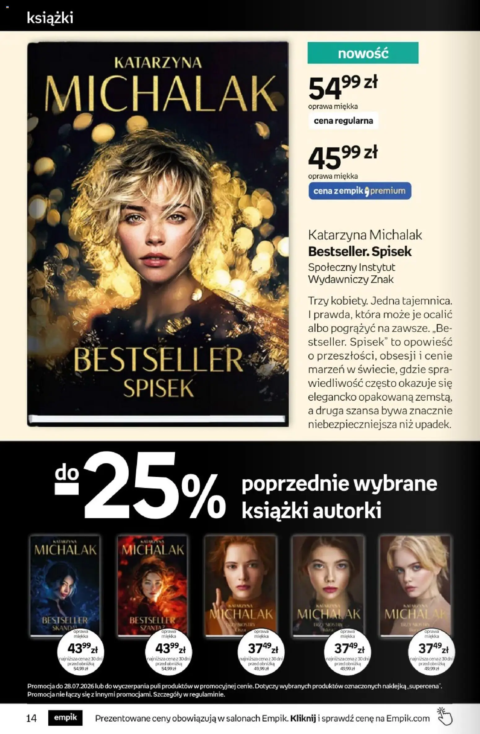 Empik promocje od 15.07.2026 | Strona: 14 | Produkty: Książki