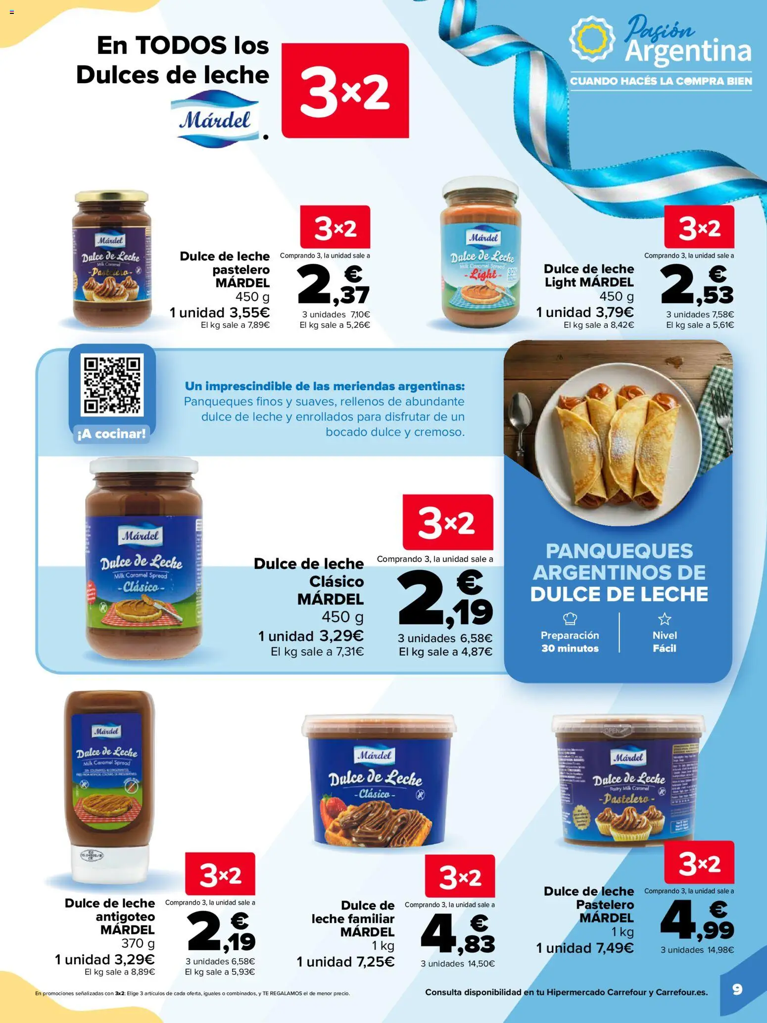 Carrefour Pasión Argentina │ válido desde el 06/10/2026 | Página: 9 | Productos: Dulce, Leche, Té, Dulces
