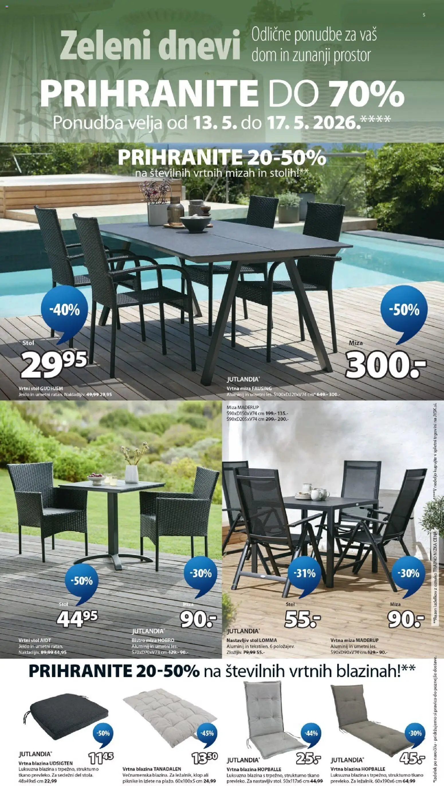 Novi JYSK katalog ponudbe – veljaven od 13.05.2026 | Stran: 5