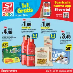 Anteprima del volantino Sì con Te volantino Superstore valido a partire dal 14.05.2026