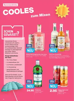 G'Nuine Pink Grapefruit und -Zero Tonic, alkoholfrei, z.B. Pink Grapefruit, 700 ml ab 30.04.2026 gültig | Seite: 12