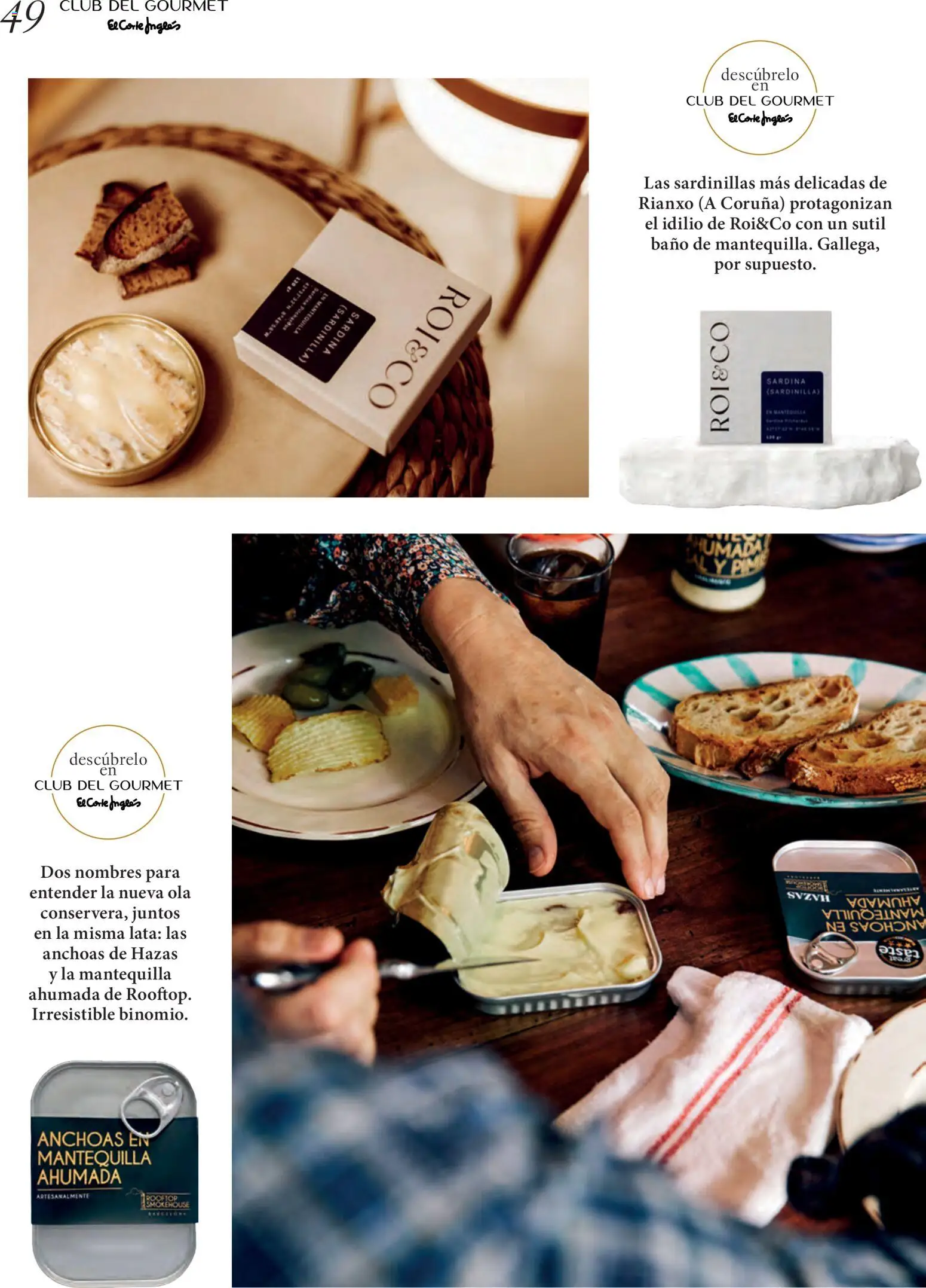El Corte Inglés ofertas │ válido desde el 22/06/2026 | Página: 49 | Productos: Anchoas, Sardinillas, Mantequilla, Baño