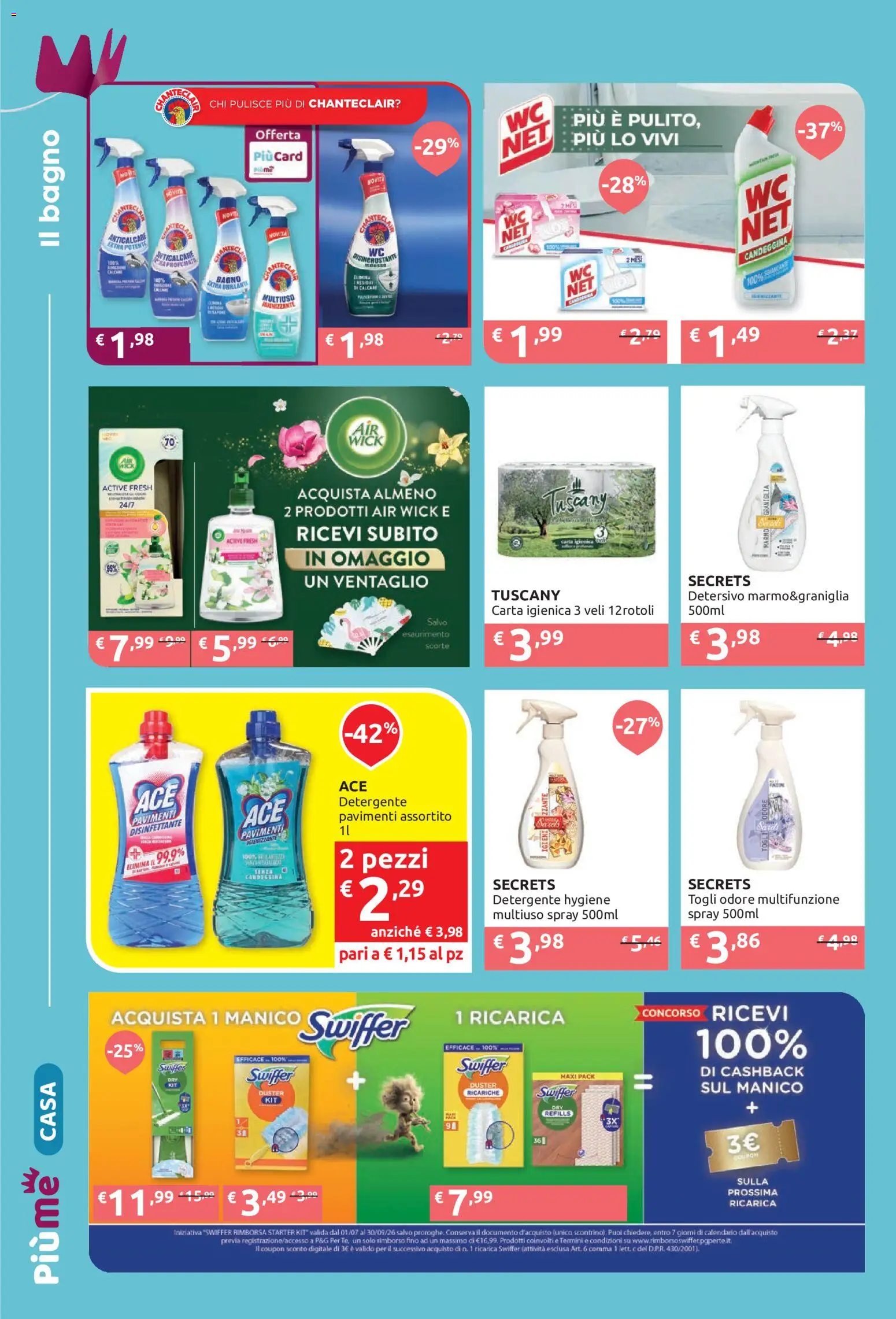 Volantino IperSoap del 24/08/2026 | Pagina: 20 | Prodotti: Detergente, Candeggina, Anticalcare, Bagno