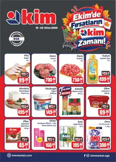 19 Ekim 2026 tarihinden itibaren geçerli olan Kim Market kataloğu önizlemesi