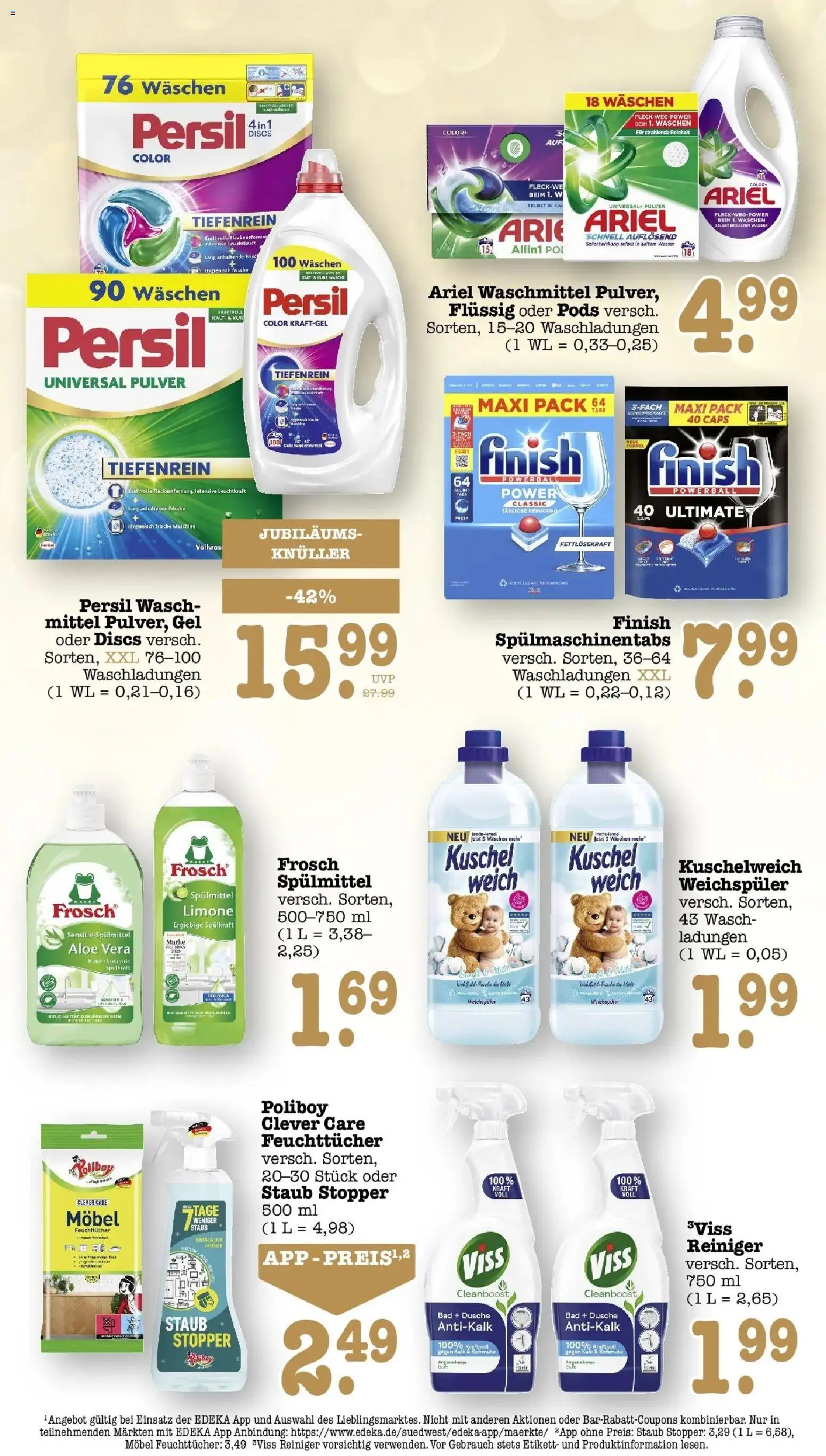 Edeka Prospekt Offenbach (ab 28.09.2026) » Angebote Online | Seite: 52 | Produkte: Bad, Dusche, Wasser, Weichspüler