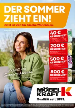 Möbel Kraft Prospekt ab 15.07.2026 gültig