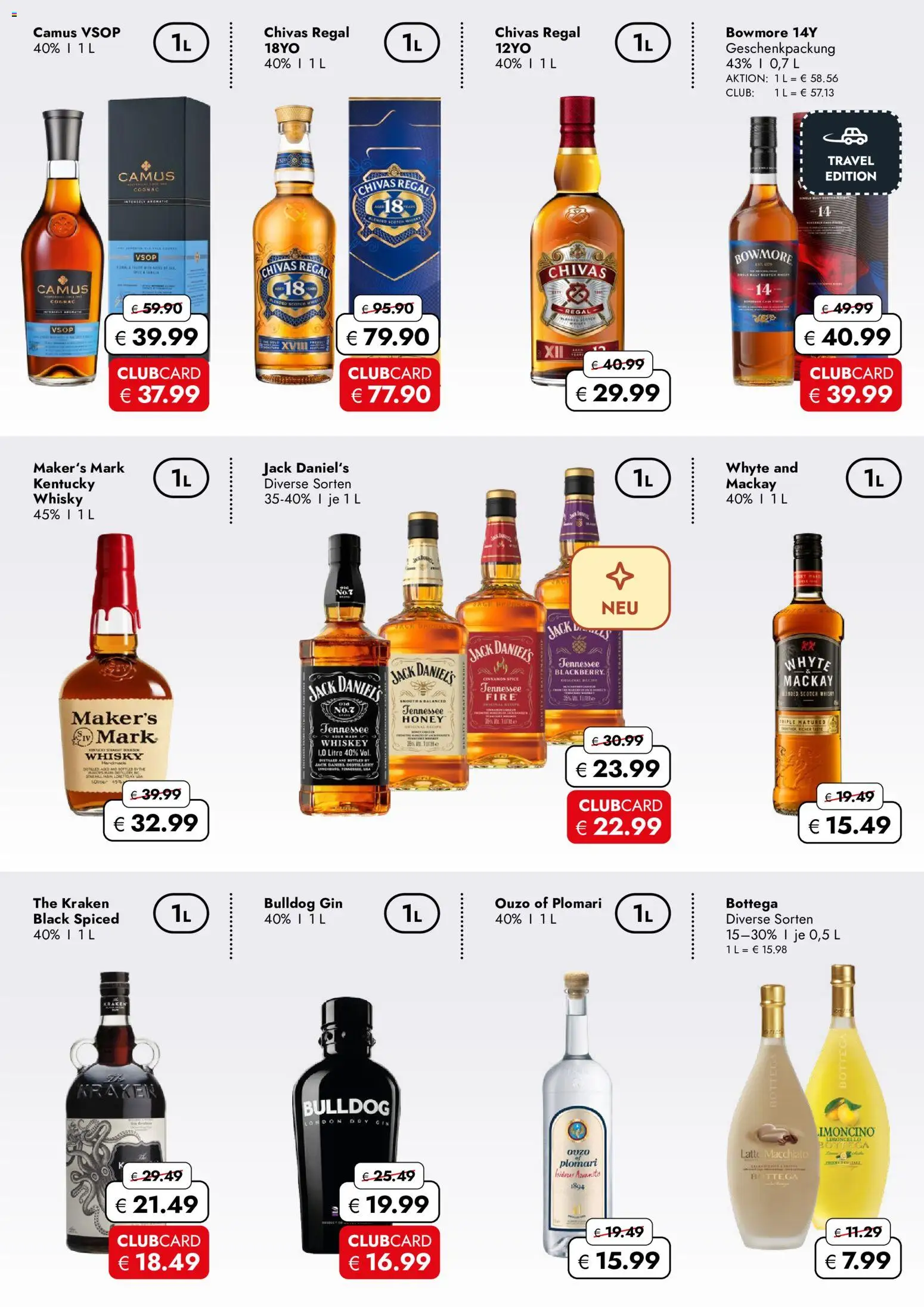 Travel FREE Flugblatt gültig ab 29.05.2026 | Seite: 2 | Produkte: Gin, Whiskey, Regal