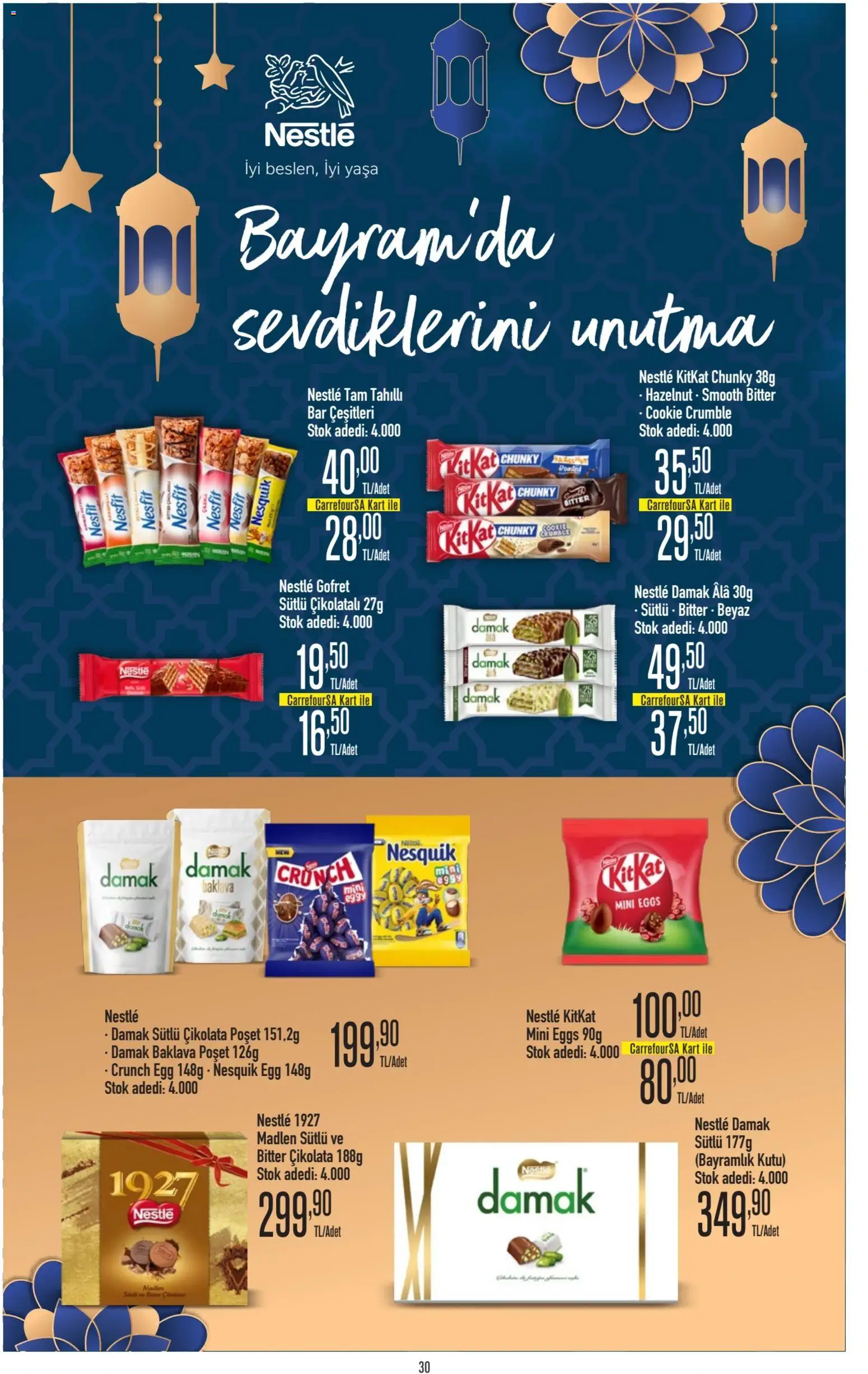 CarrefourSA Katalog - 18.05.2026 tarihinden itibaren geçerlidir | Sayfa: 30 | Ürünler: Kutu, Gofret, Çikolata