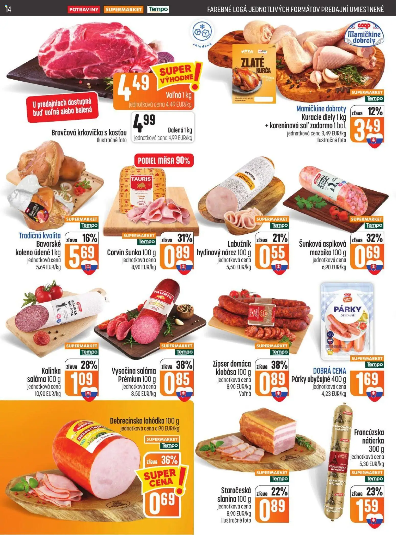 Nové COOP Jednota akcie – leták je platný od 22.10.2026 | Strana: 14
