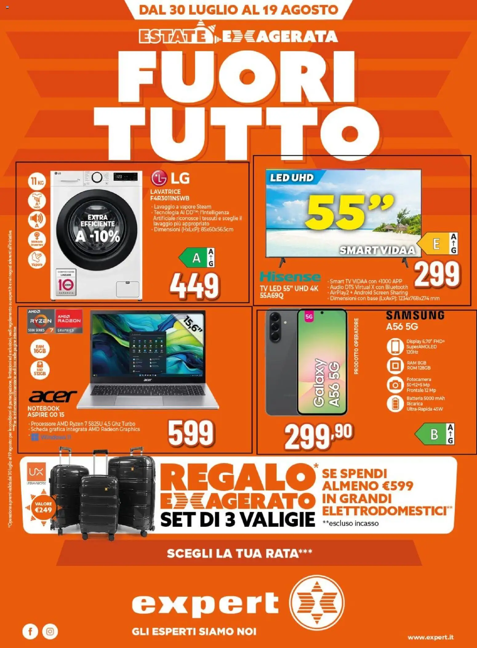 Volantino Expert del 30/07/2026 | Pagina: 1