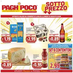 Anteprima del volantino Paghi Poco volantino valido a partire dal 31/07/2026
