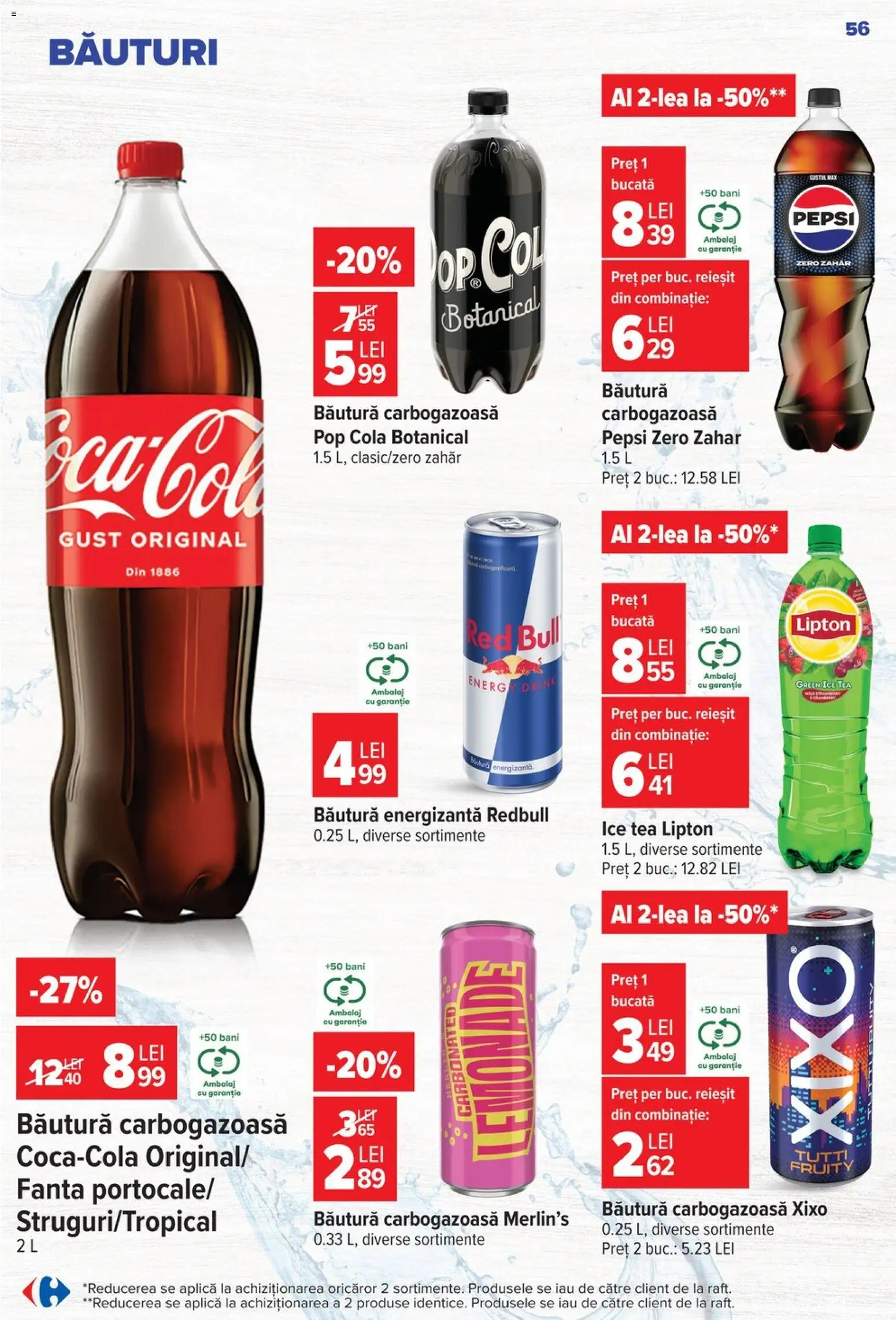 Noul catalog Carrefour – valabil de la 05.08.2026 | Pagină: 57 | Produse: Ursus, Cooler, Bere, Bergenbier