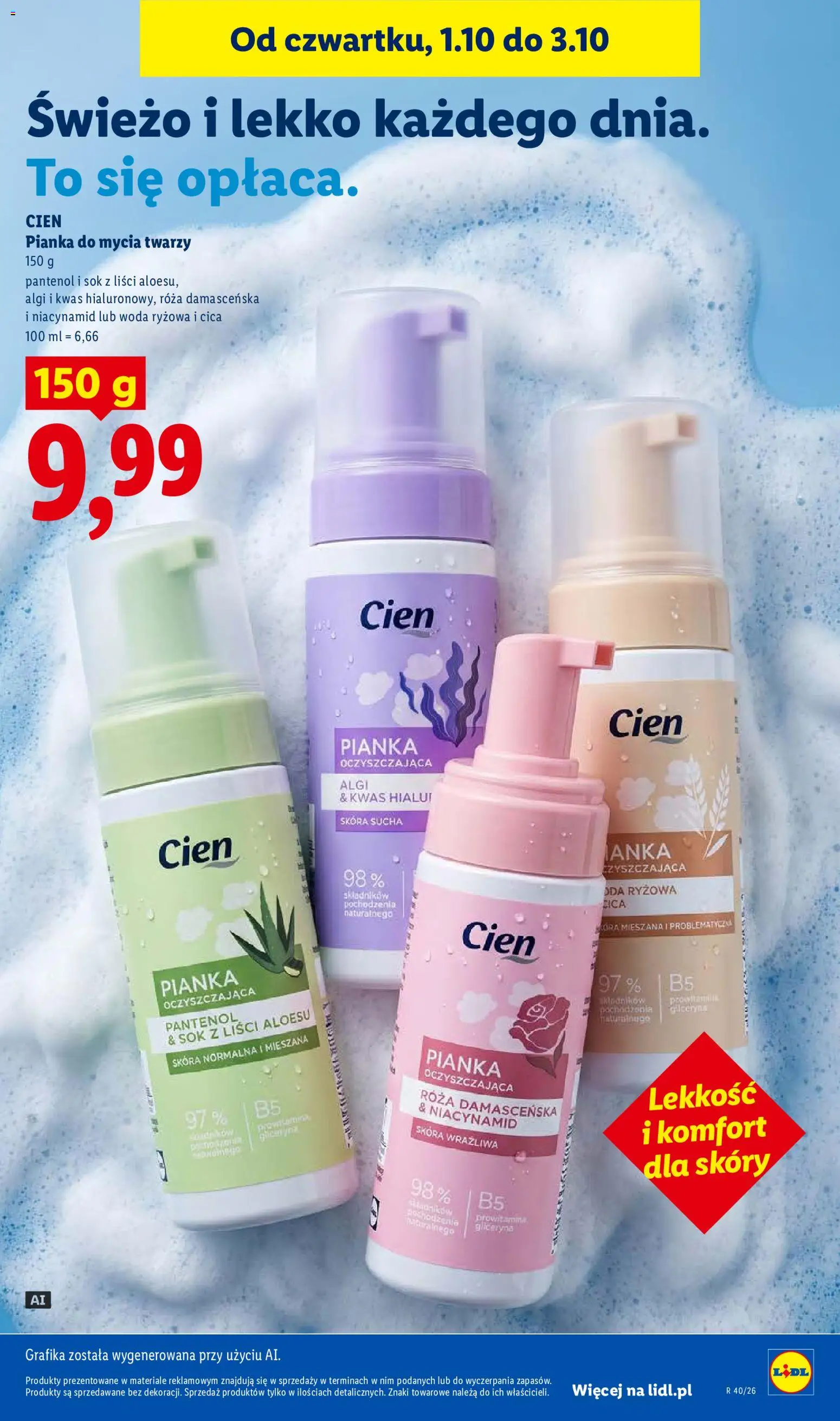 Lidl Polsko leták od 01.10.2026 | Strana: 95 | Produkty: Cien