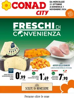 Anteprima del volantino Conad volantino City Lazio valido a partire dal 21/10/2026
