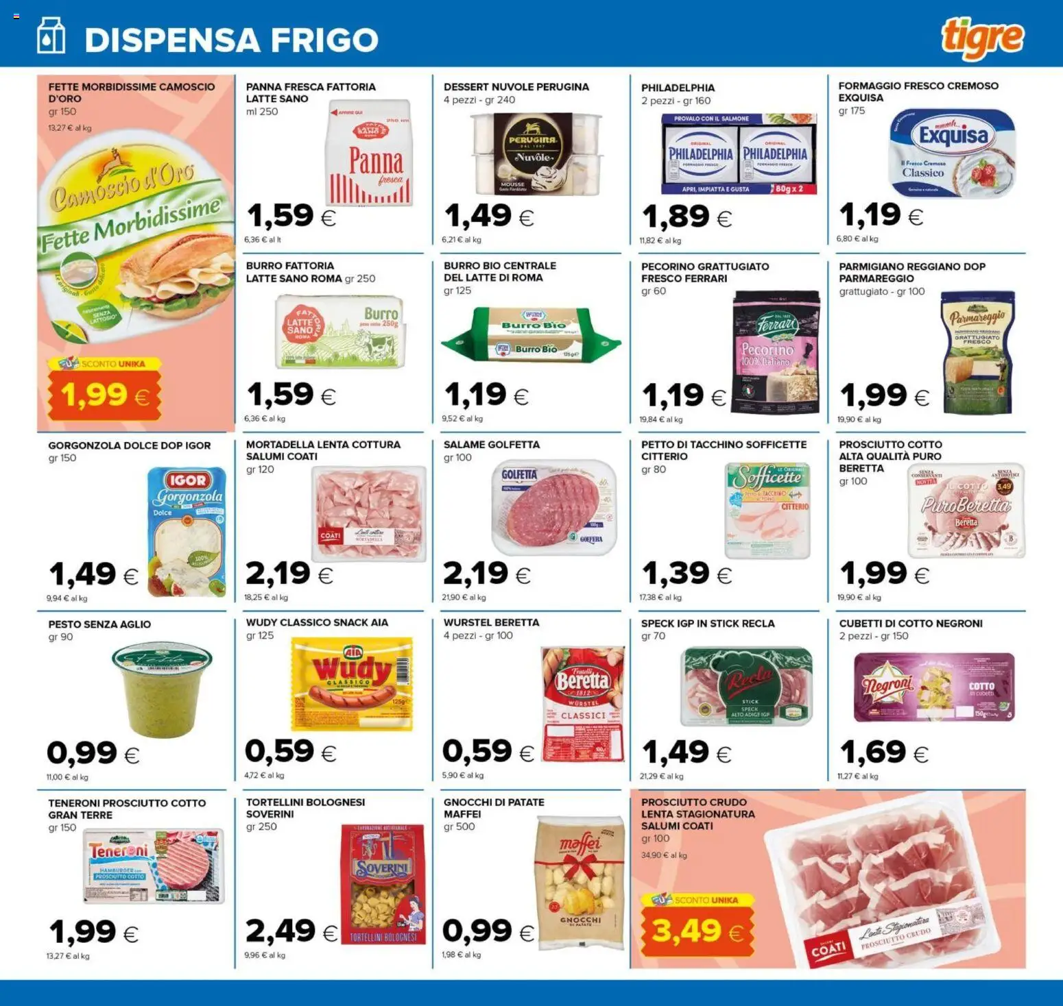 Volantino Tigre del 14/09/2026 | Pagina: 9 | Prodotti: Aglio, Burro, Pesto, Mortadella