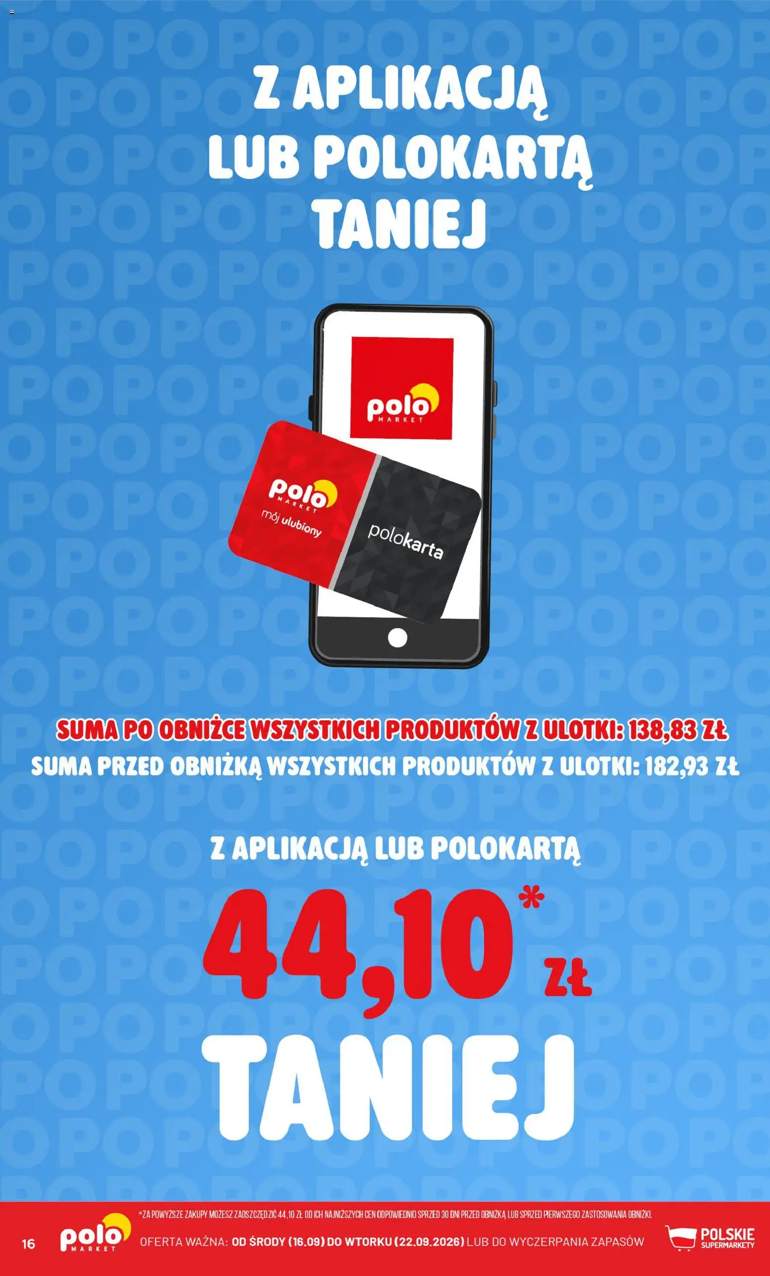 Nowa POLOmarket gazetka od jutra 16.09.2026 | Strona: 16