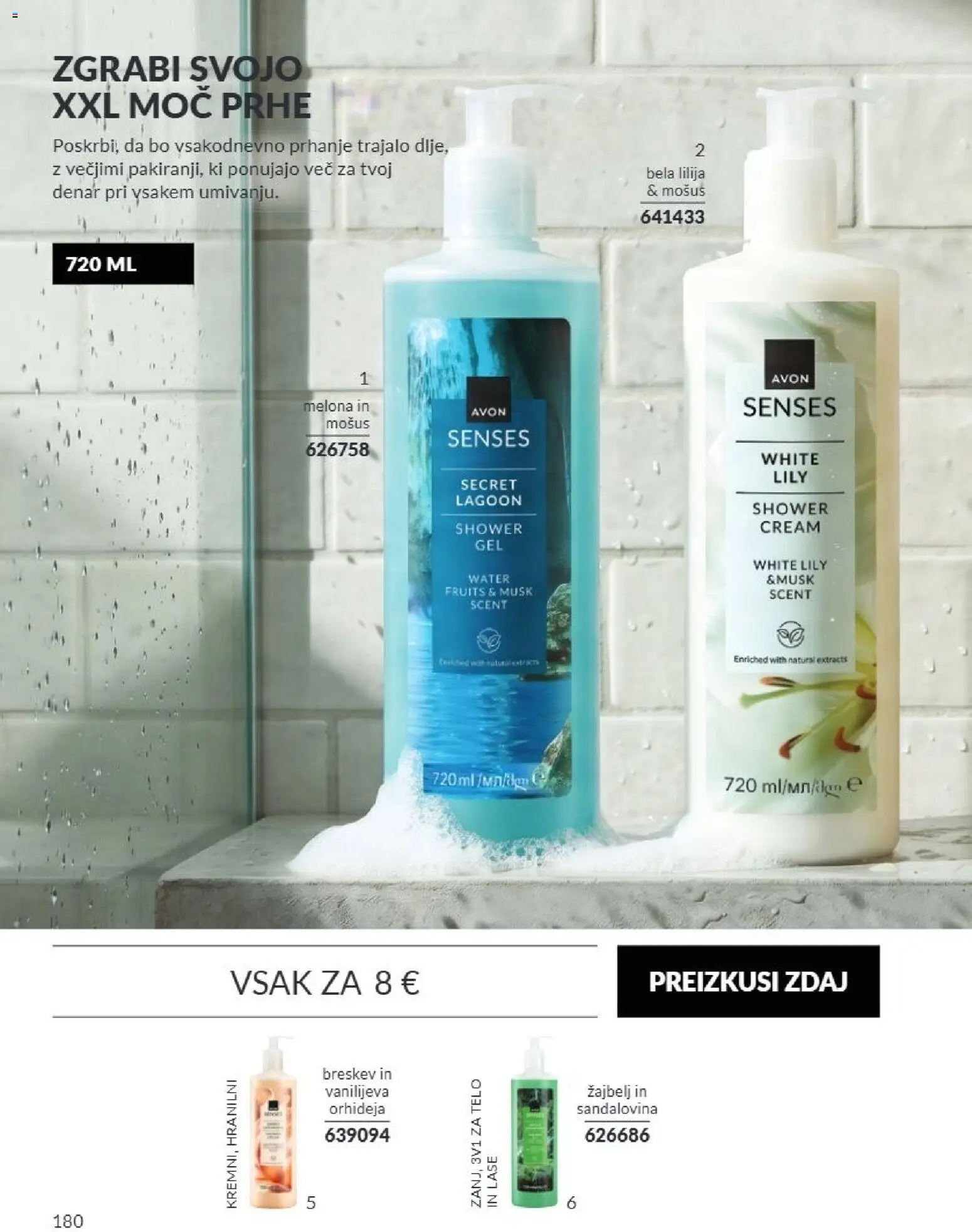 Novi Avon katalog ponudbe – veljaven od 01.09.2026 | Stran: 180 | Izdelki: Melona, Breskev