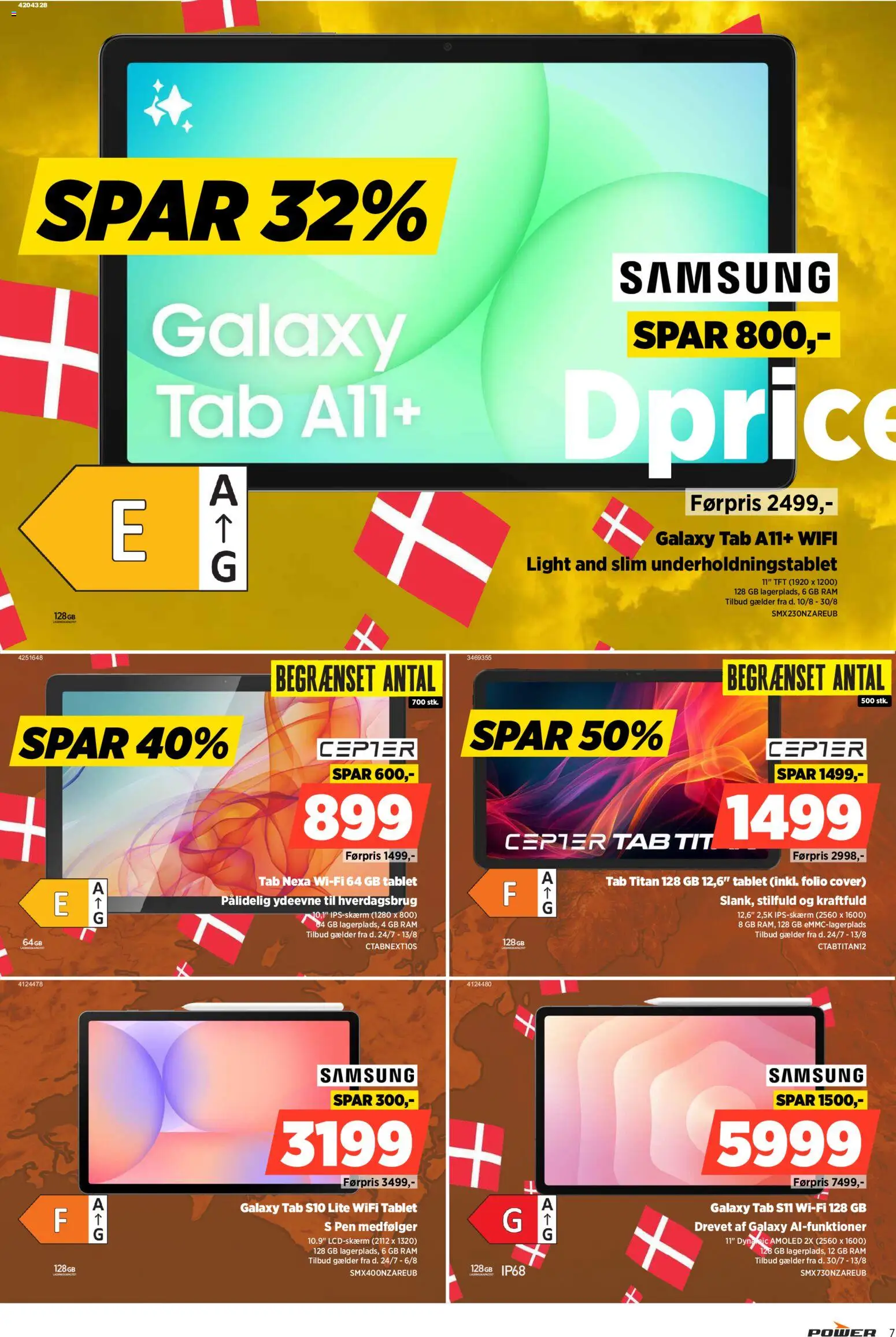 Power tilbudsavis – gyldig fra 07/08/2026 | Side: 7 | Produkter: RAM, Tablet