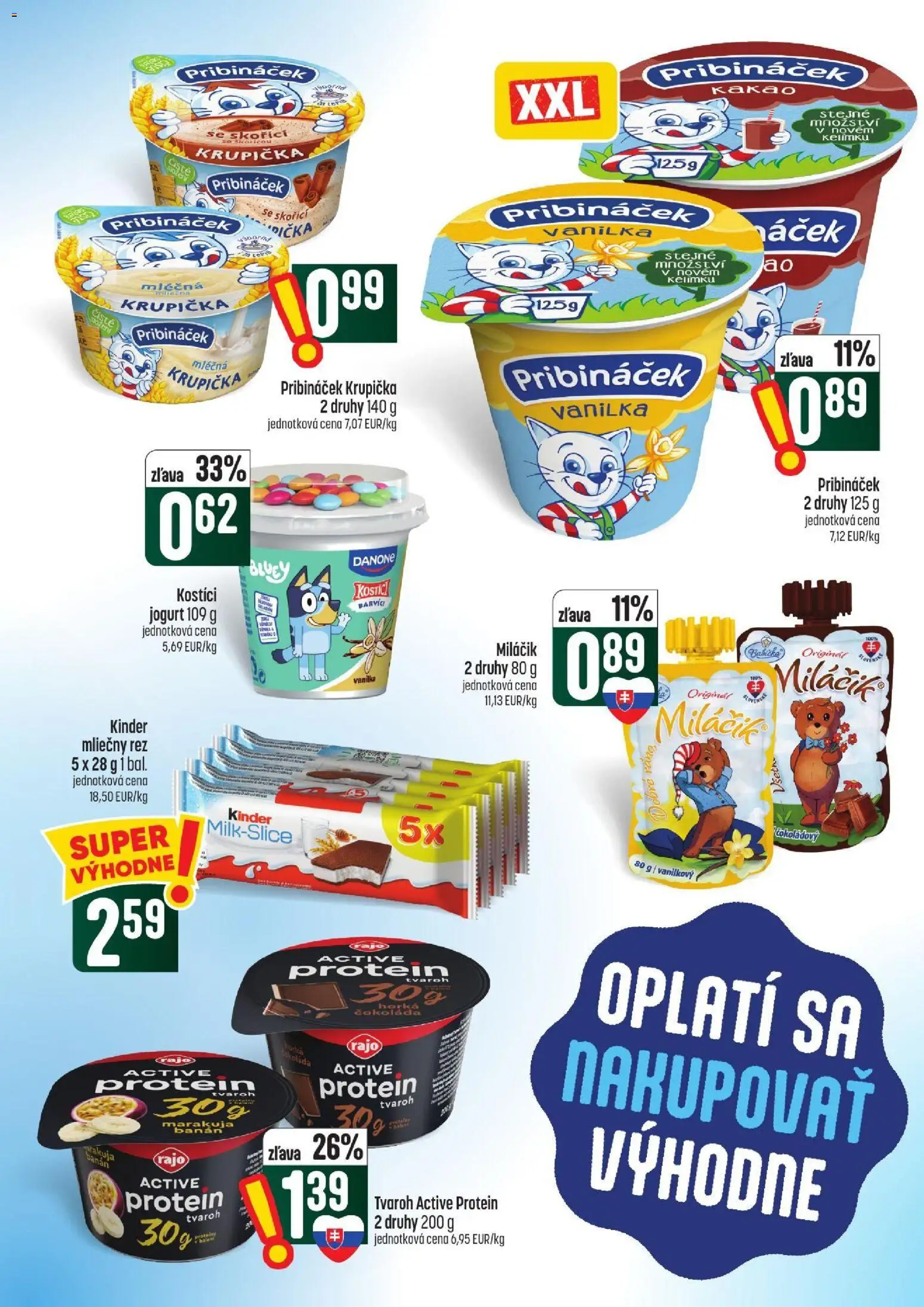 Nové COOP Jednota akcie – leták je platný od 15.10.2026 | Strana: 23 | Produkty: Kinder, Čokoláda, Tvaroh, Vanilka