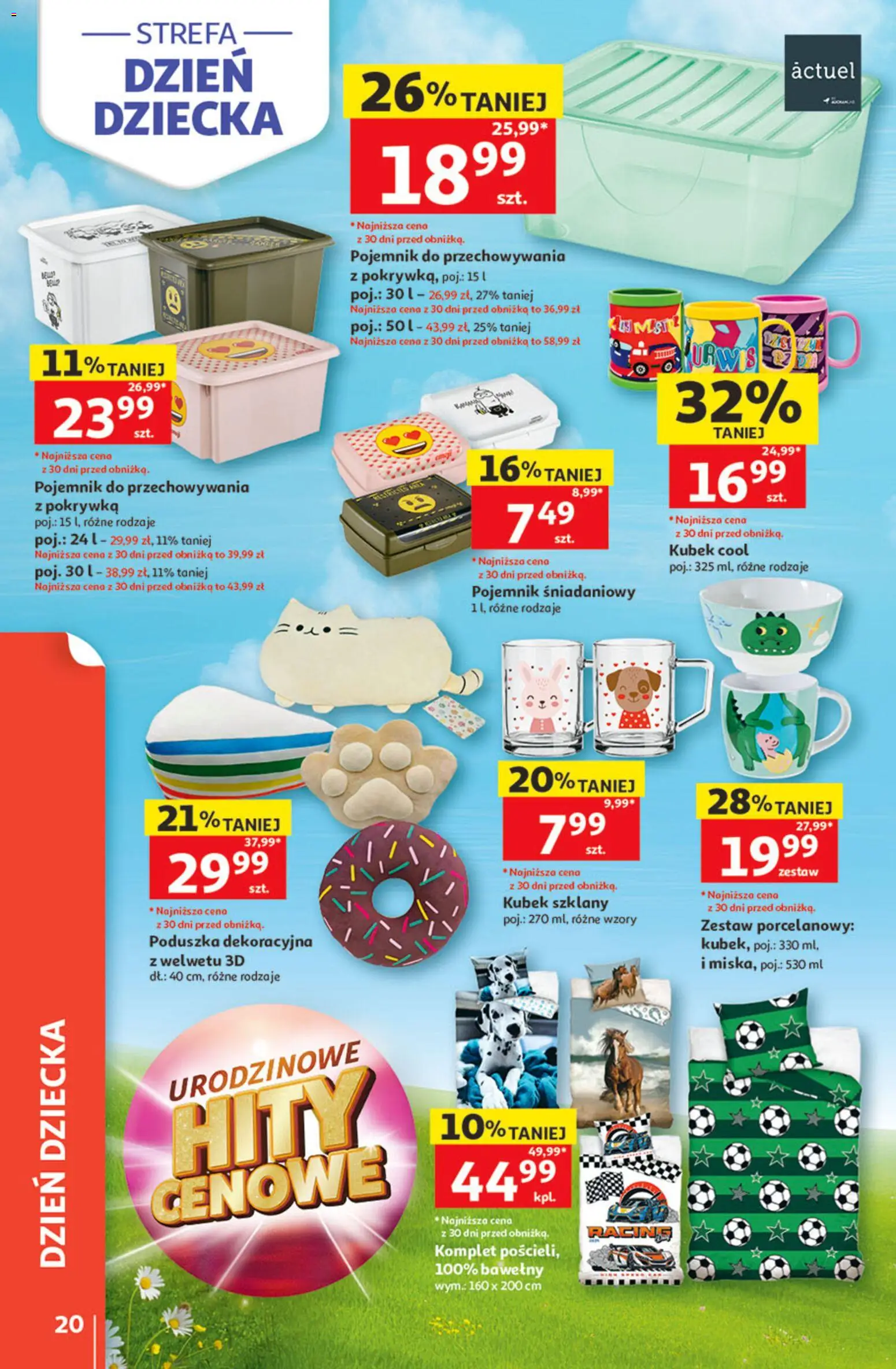 Auchan gazetka - 30 Lat Hipermarket od 21.05.2026 | Strona: 20 | Produkty: Poduszka