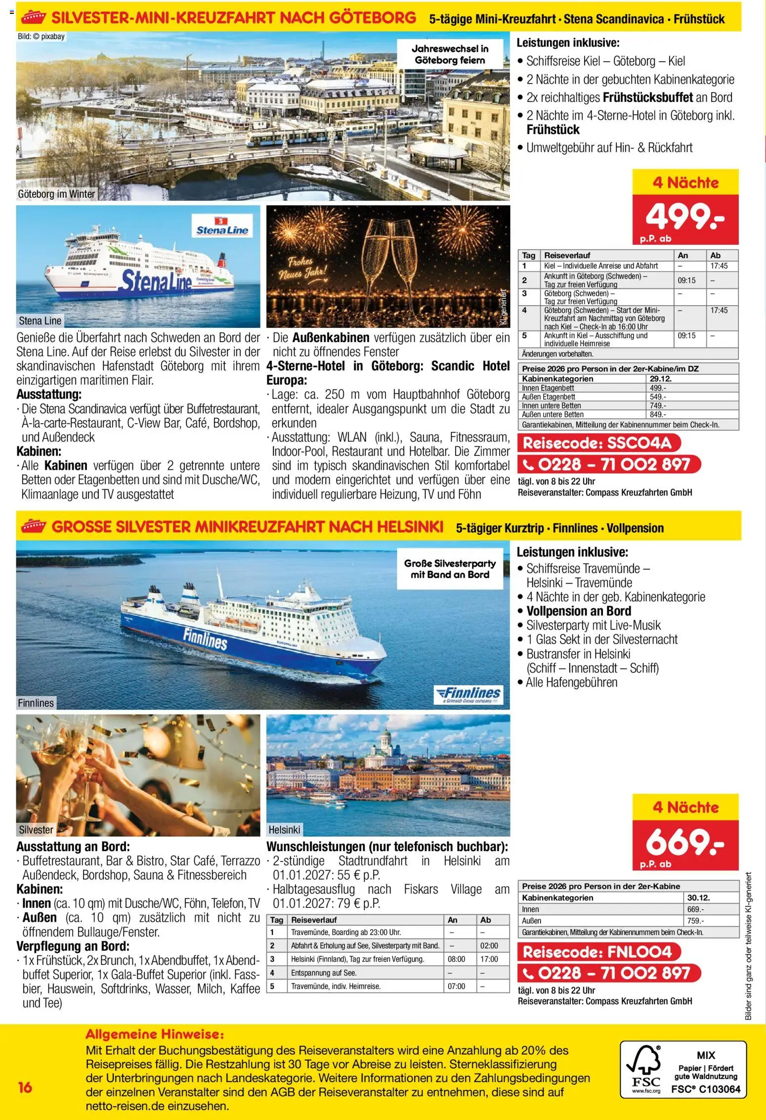 Netto Reisen Prospekt – gültig ab 30.07.2026 | Seite: 16 | Produkte: Klimaanlage, Sekt, Bilder, Föhn