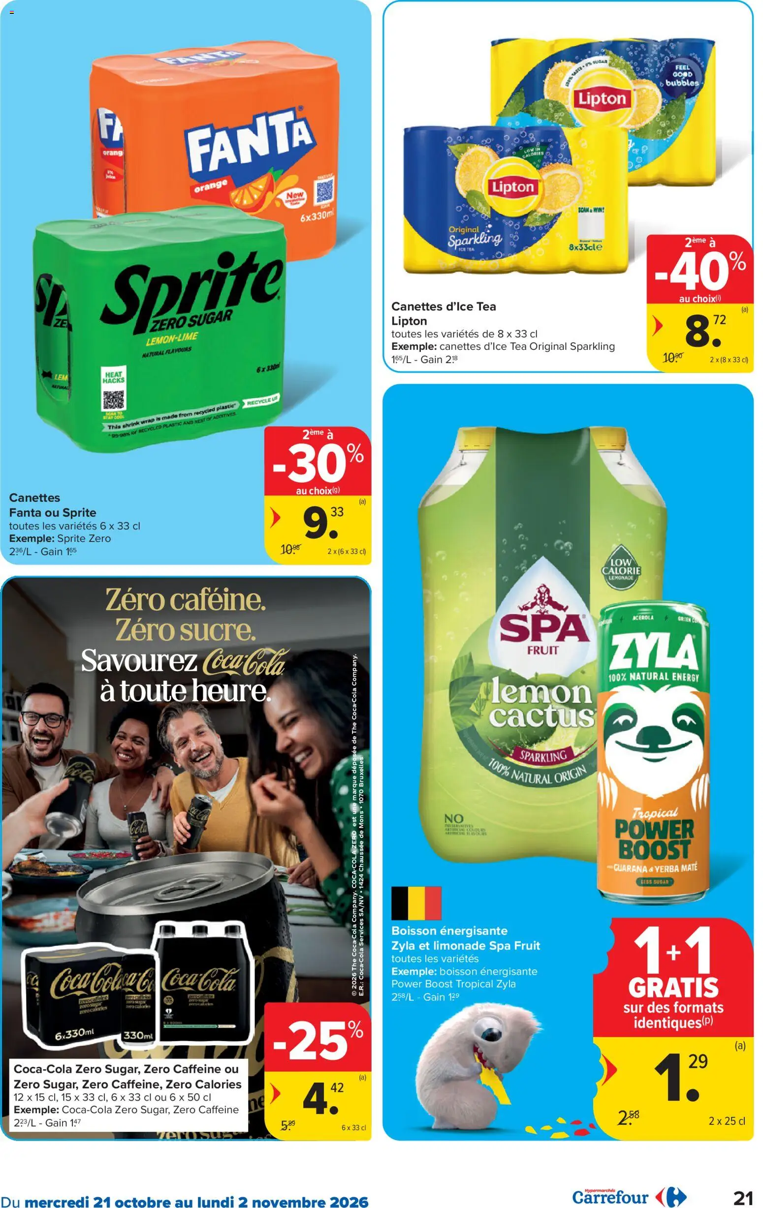 {H1} | Pagina: 21 | Producten: Coca-Cola Zero, Coca Cola, Limonade, Boost
