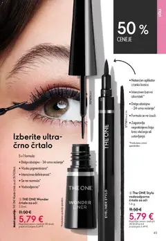 Oriflame katalog akcije – veljaven od 22.04.2026 | Stran: 43 | Izdelki: Licila, Crtalo za oci
