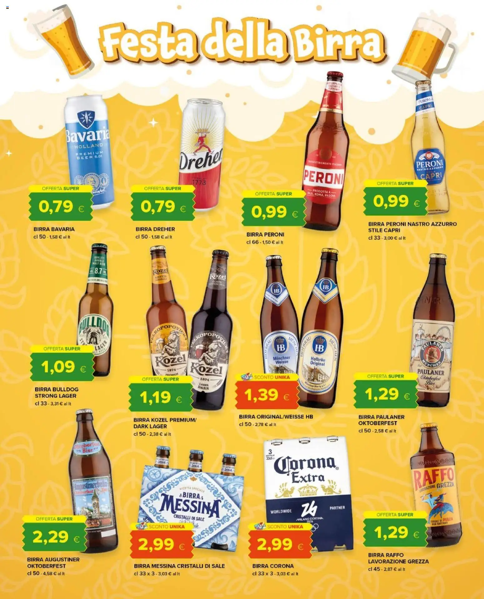 Volantino Tigre del 28/09/2026 | Pagina: 5 | Prodotti: Dreher Birra, Birra, Birra messina, Birra Corona