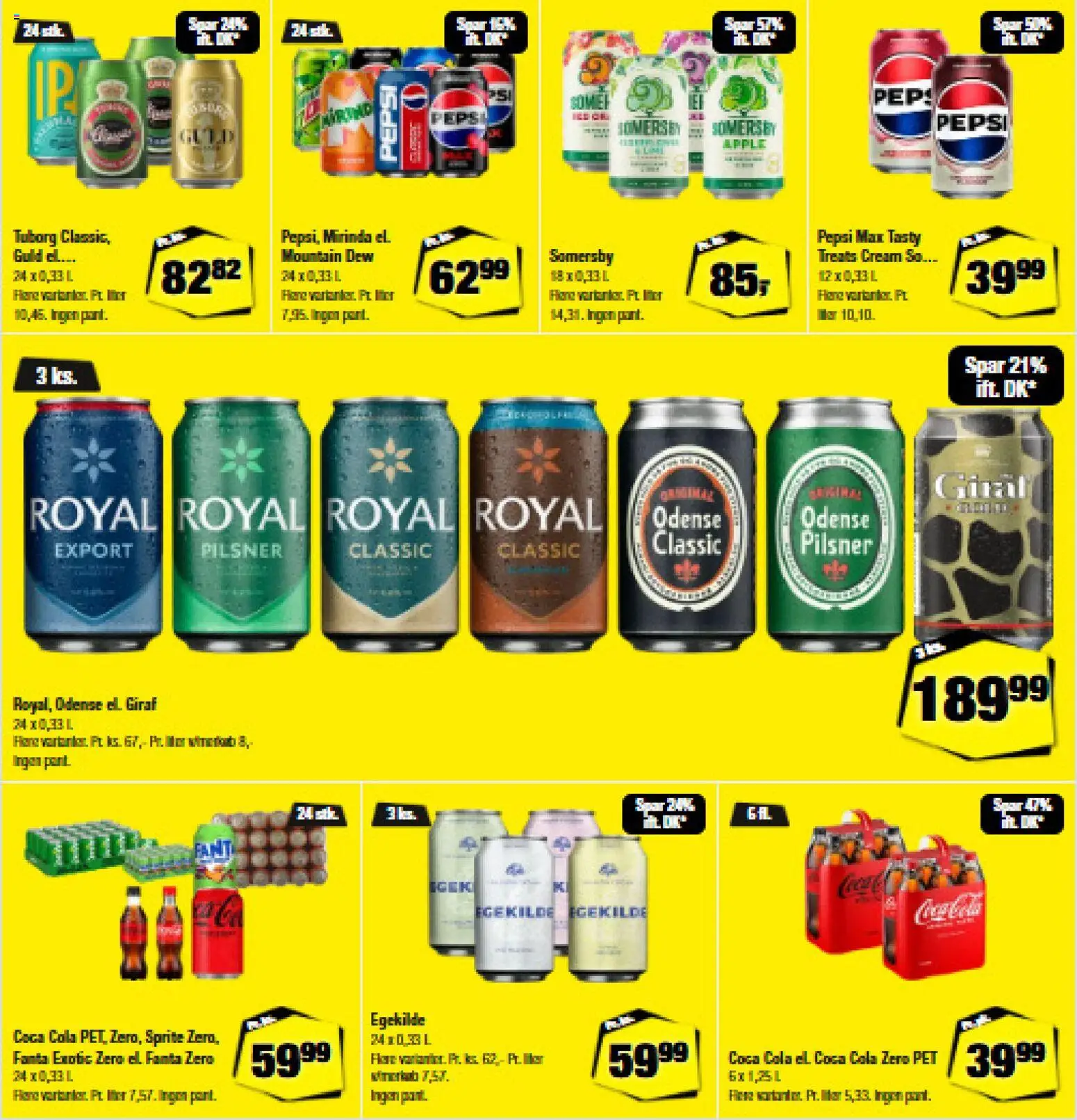 Calle tilbudsavis – gyldig fra 08/07/2026 | Side: 8 | Produkter: Coca Cola, Fanta, Cola, Pepsi