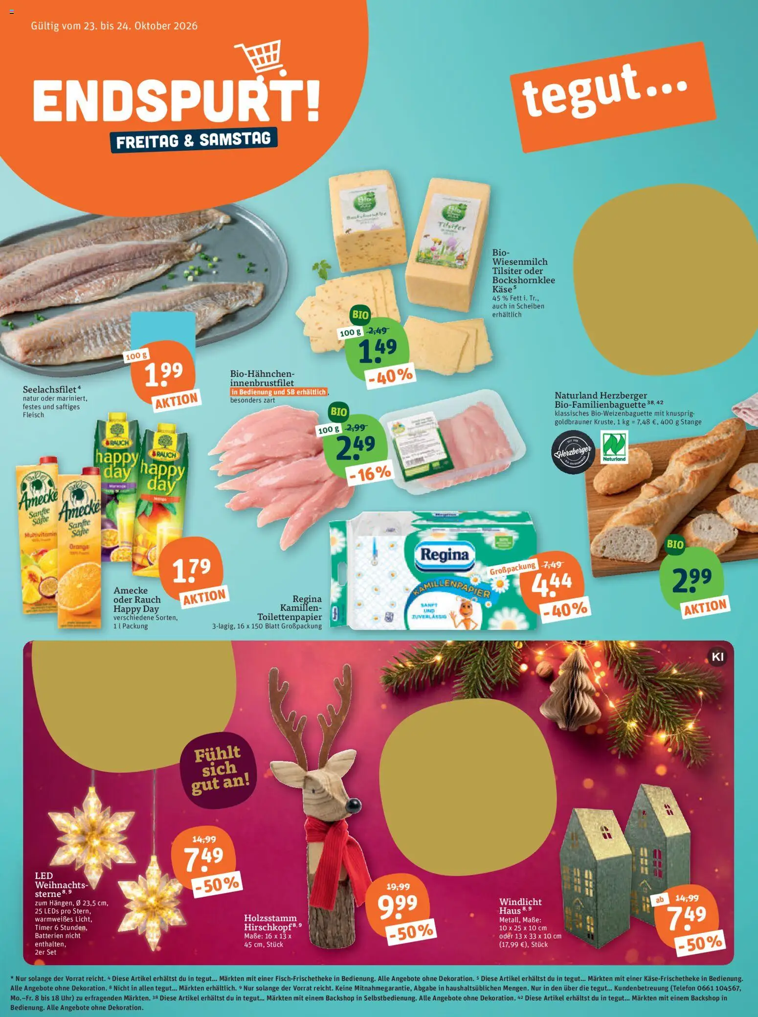 Tegut Montag, 19. Oktober Frische Produkte