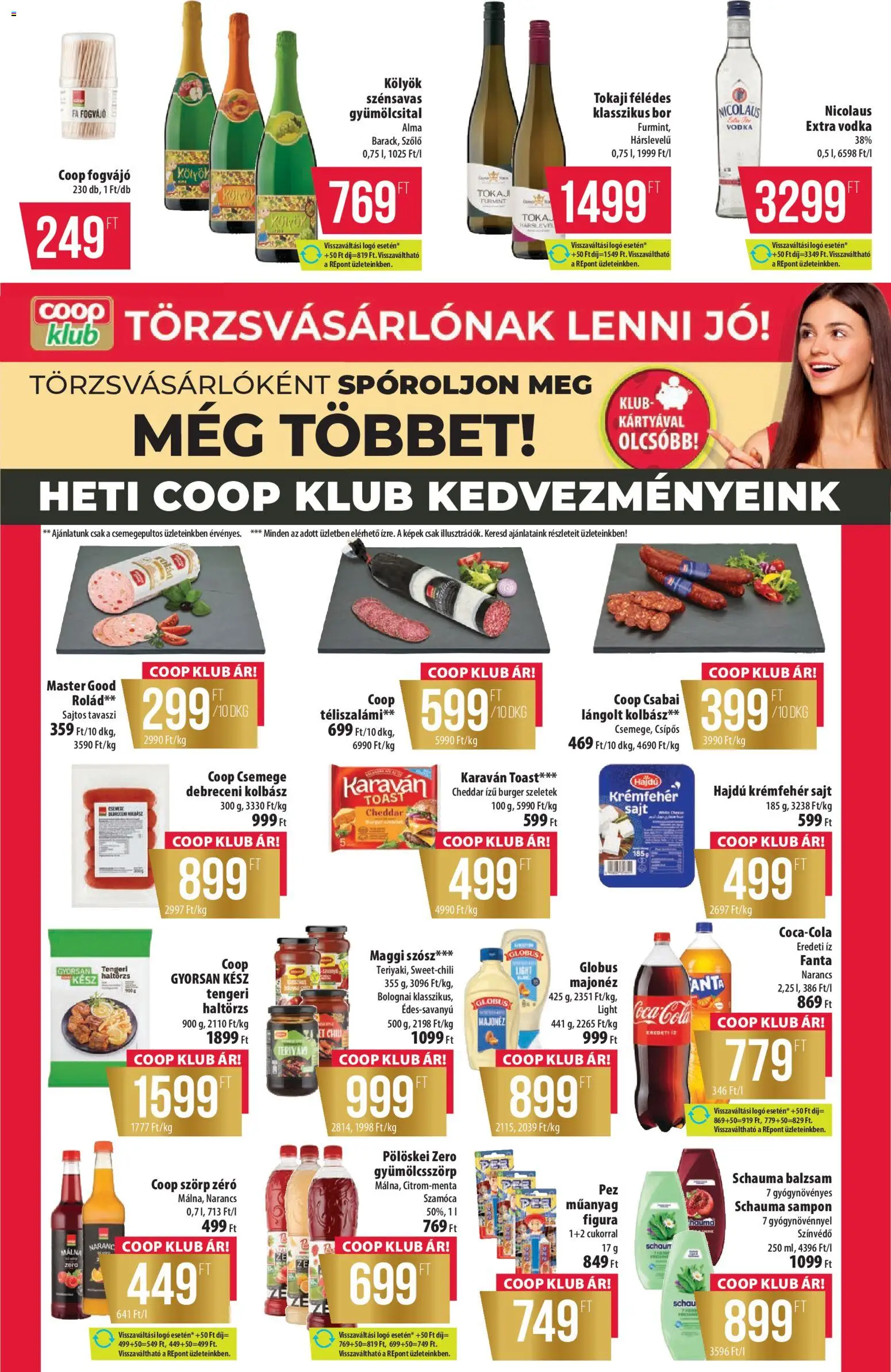 COOP akciós ujság - amely érvényes a következő dátumtól: 07.05.2026 | Oldal: 9