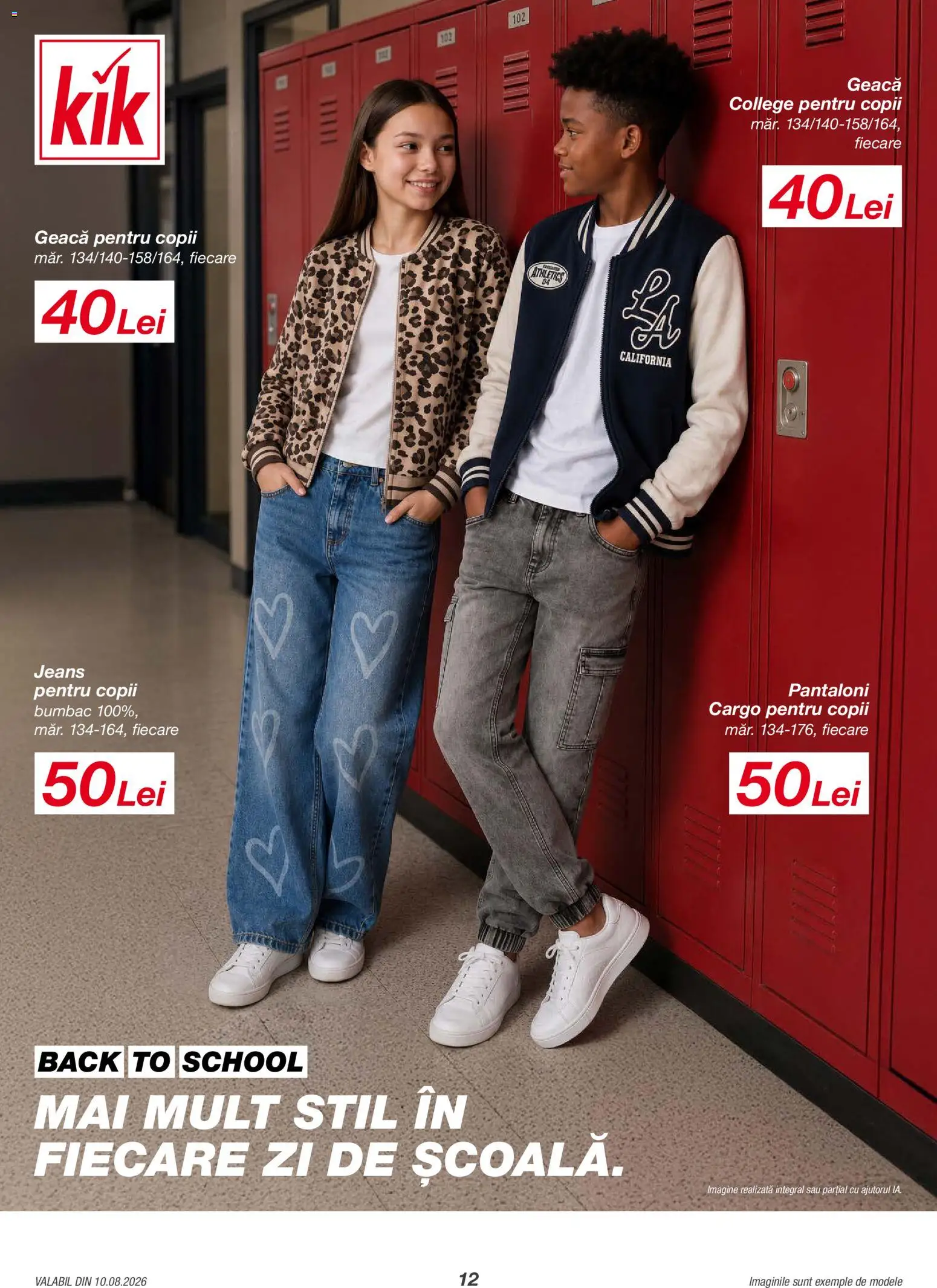 Noul catalog Kik – valabil de la 10.08.2026 | Pagină: 12 | Produse: Geacă, Pantaloni