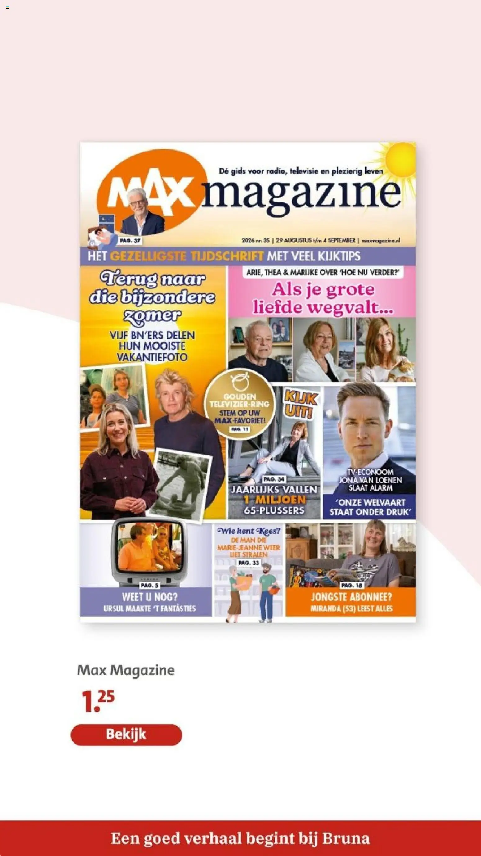 {H1} | Pagina: 30 | Producten: Tijdschrift, Televisie
