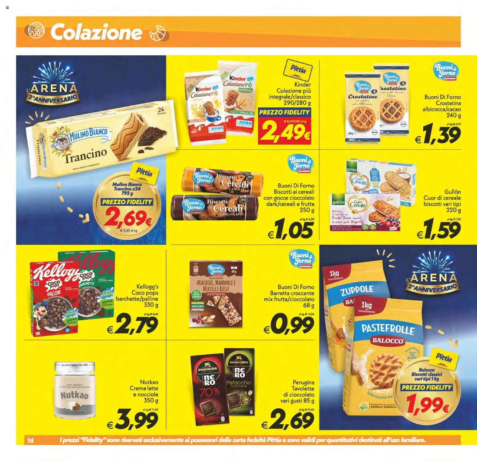 Volantino SuperConveniente del 13/10/2026 | Pagina: 16 | Prodotti: Yogurt, Uova, Cioccolato, Frutta