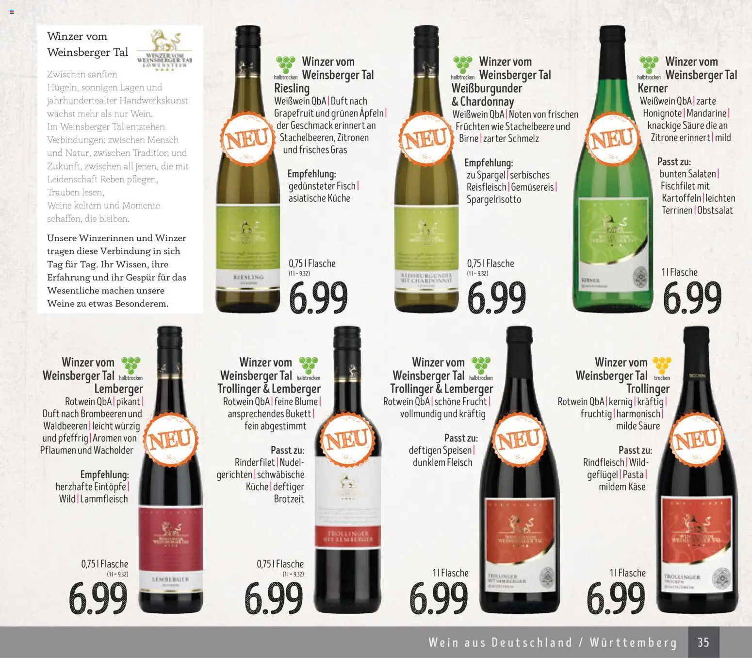 Edeka Struve Wein– und Spirituosen – gültig ab 14.11.2025 | Seite: 35 | Produkte: Käse, Grapefruit, Kartoffeln, Zitronen