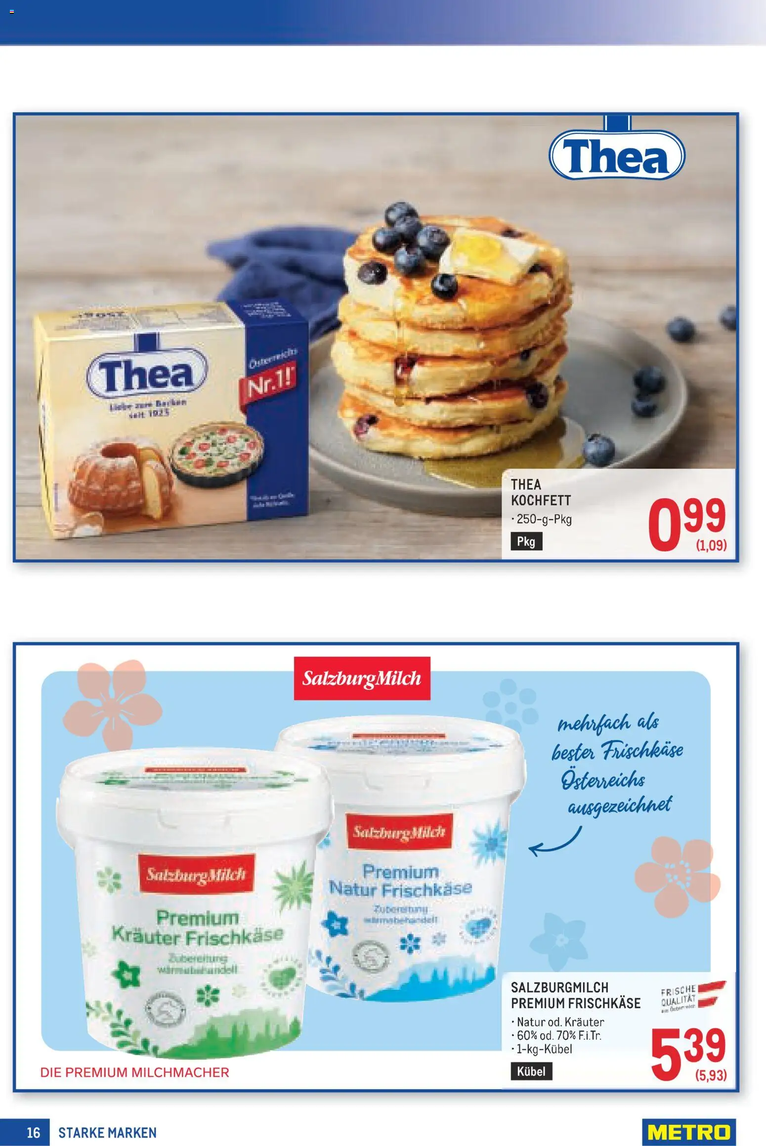 Metro angebote Starke Marken gültig ab 03.09.2026 | Seite: 16 | Produkte: Milch