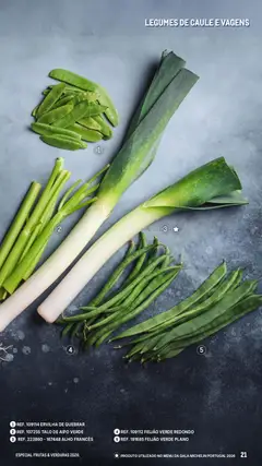 Pré-visualização Makro Especial Frutas e Verduras 2026 válido de 06.03.2026 | Página: 21 | Produtos: Ervilha, Alho francês