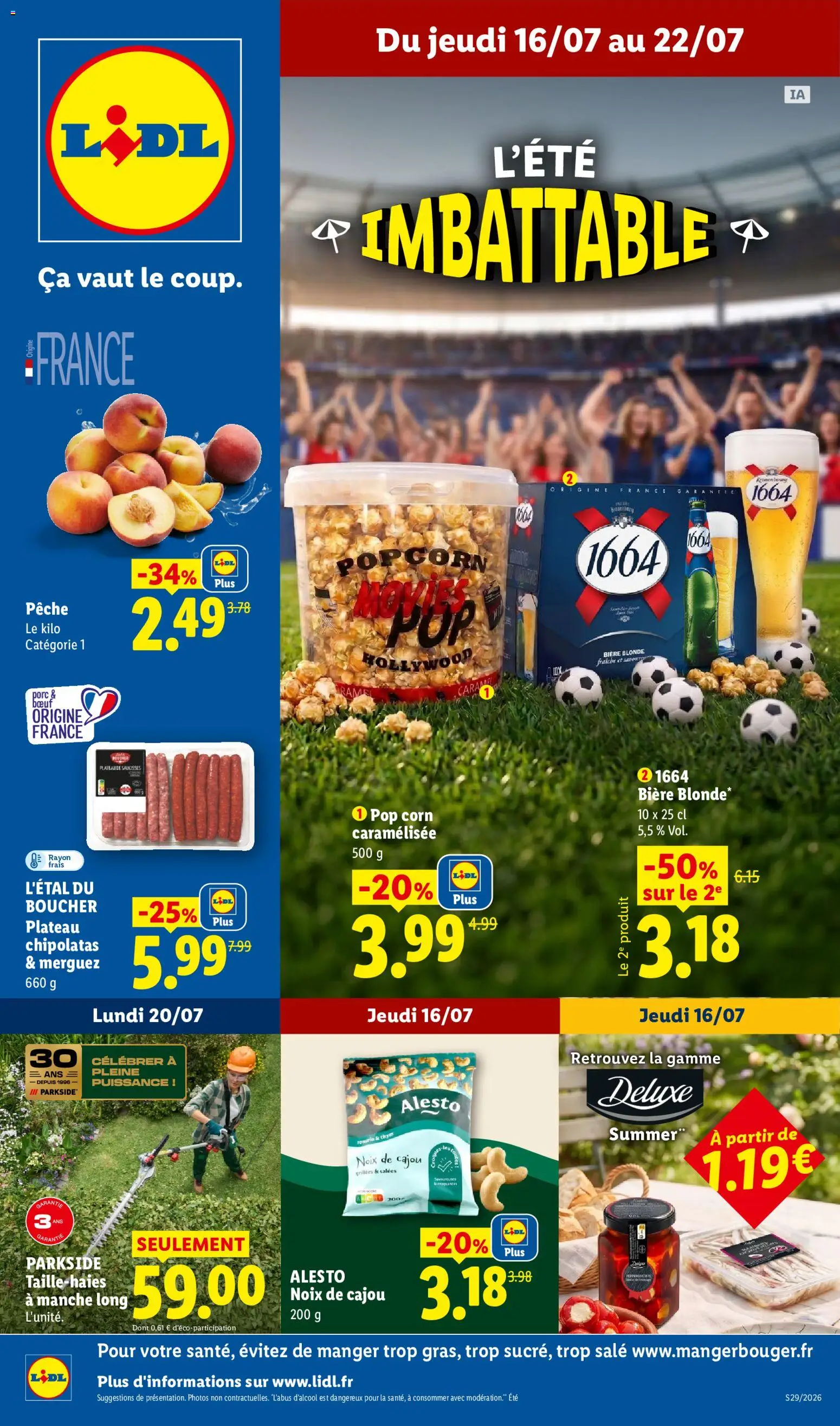 Catalogue LIDL du 16/07/2026 catalogue cover
