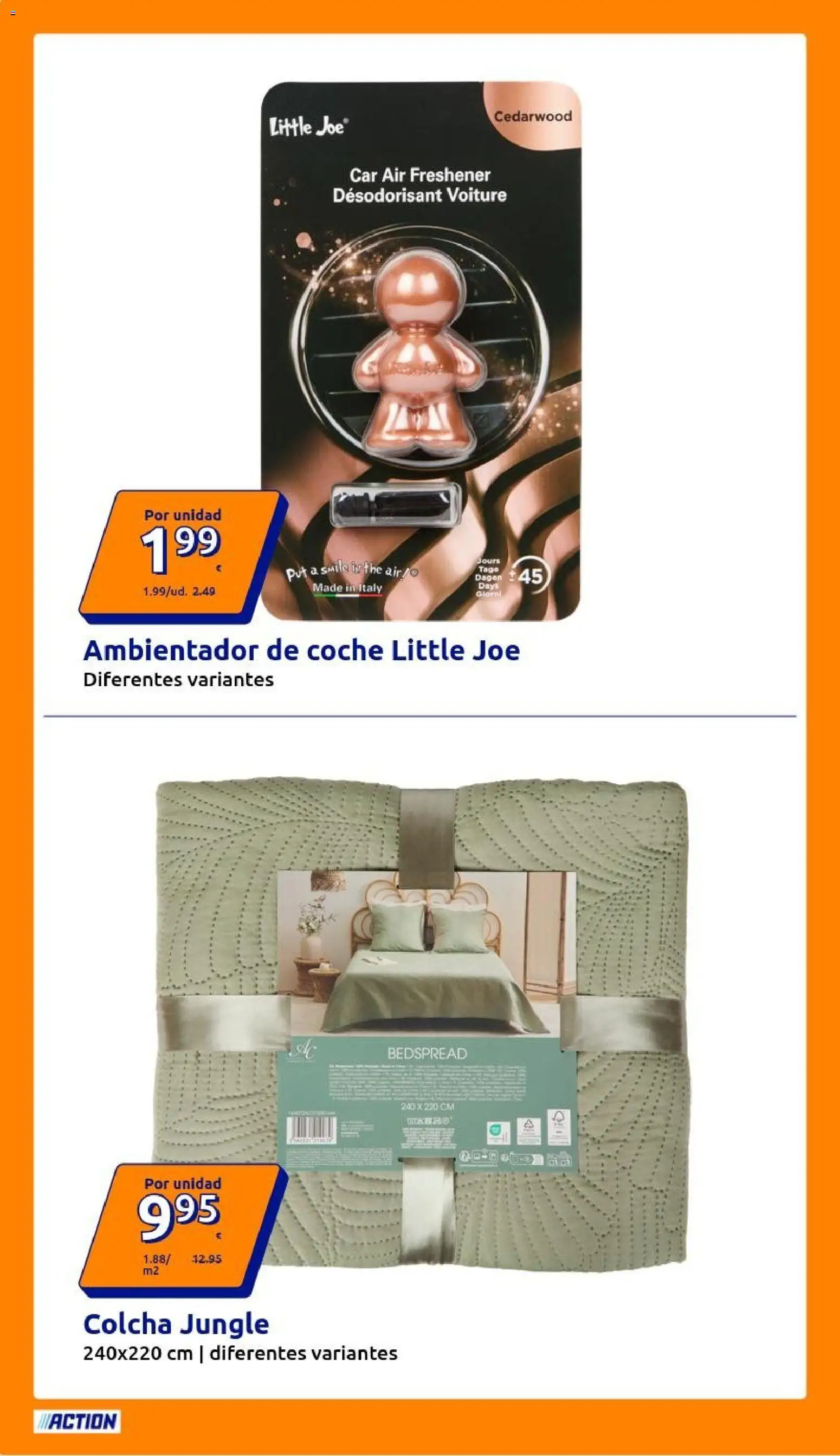 Action folleto │ válido desde el 08/07/2026 | Página: 2 | Productos: Colcha